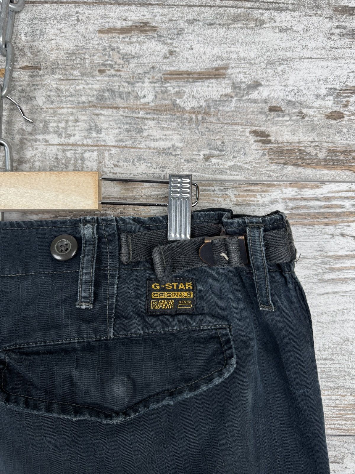 G-Star × Vintage Mens Vintage Distressed G Star Raw cargo pants jeans denim Size US 36 / EU 52 - 22 Thumbnail