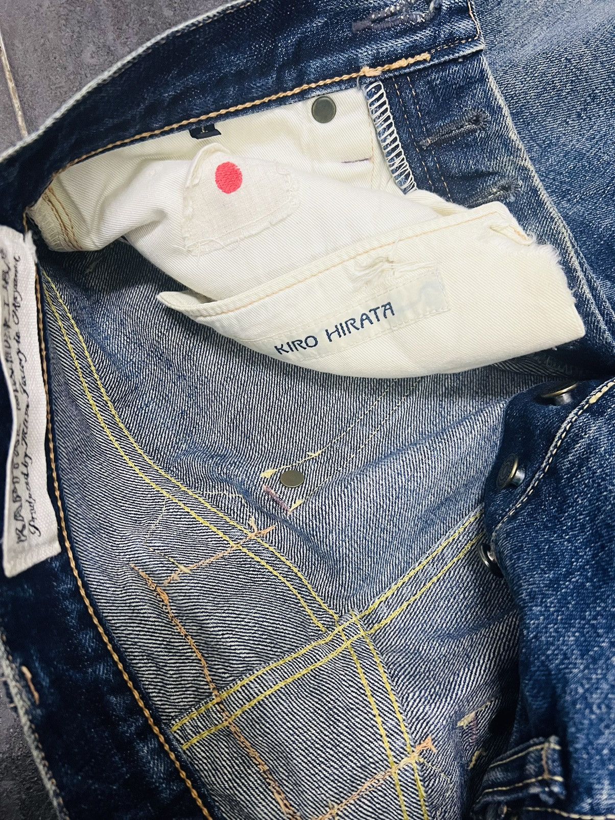 Kapital Kapital Kiro Hirata Crash Selvedge Jeans Denim Short Size US 29 - 16 Thumbnail