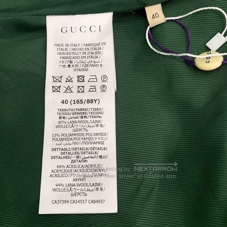 Gucci Gucci Green checkered wool lapel suit Size S / US 4 / IT 40 - 6 Thumbnail
