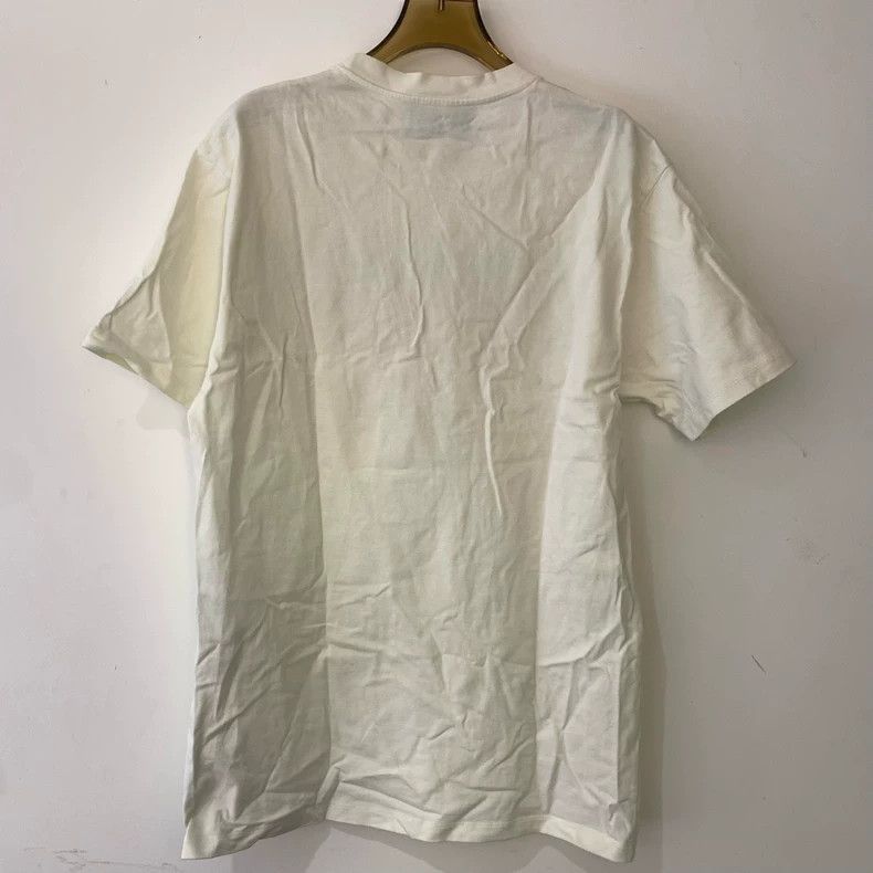 GucciRed and green blade logo printed white short-sleeved T Tops