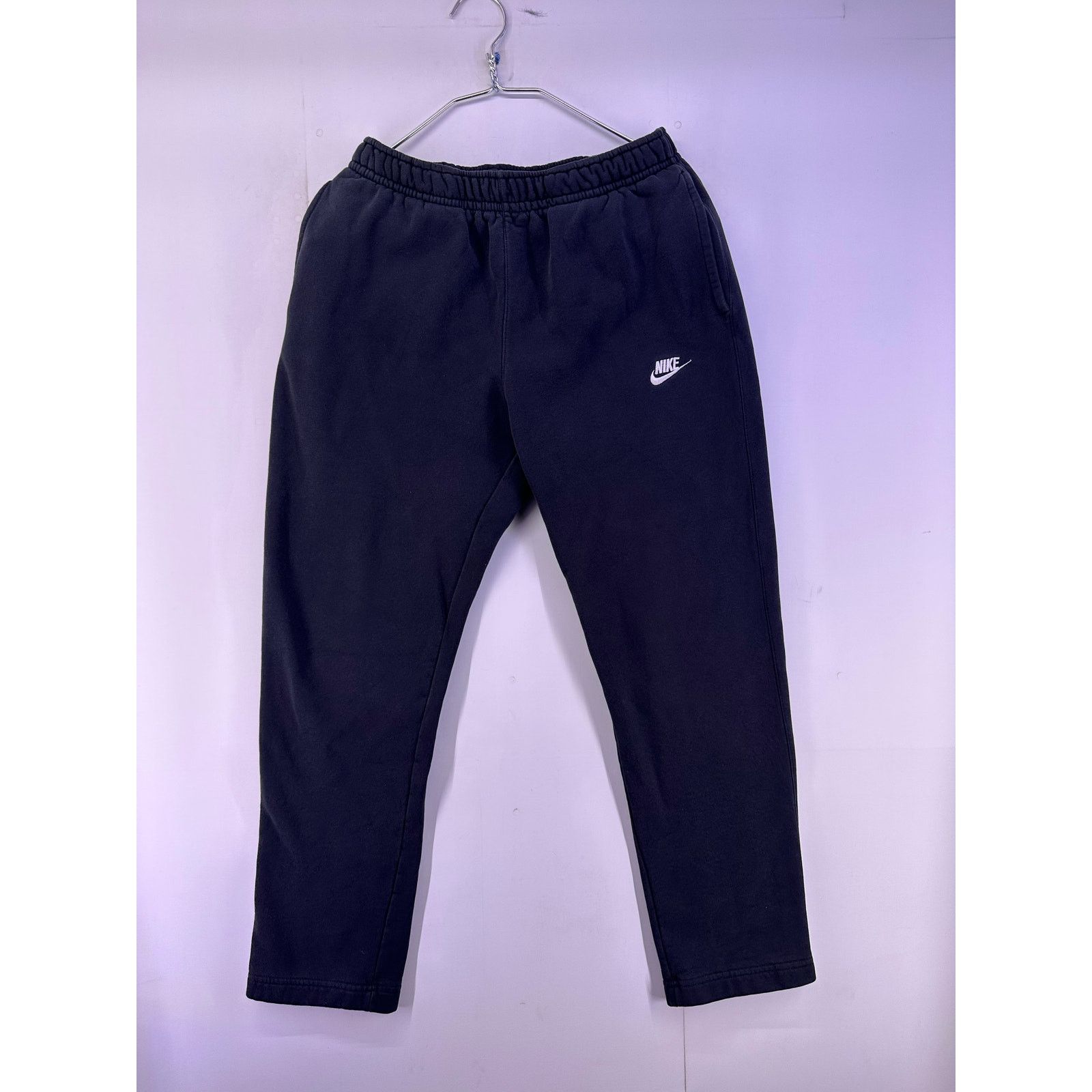 Nike Nike Black Sweatpants White Swoosh Size Large Size US 32 / EU 48 - 2 Thumbnail