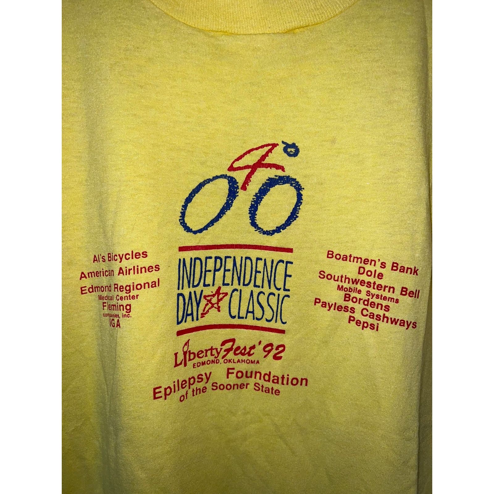 Vintage Vintage Independence Day Shirt Classic Liberty Fest 90s Tee Size US L / EU 52-54 / 3 - 2 Thumbnail