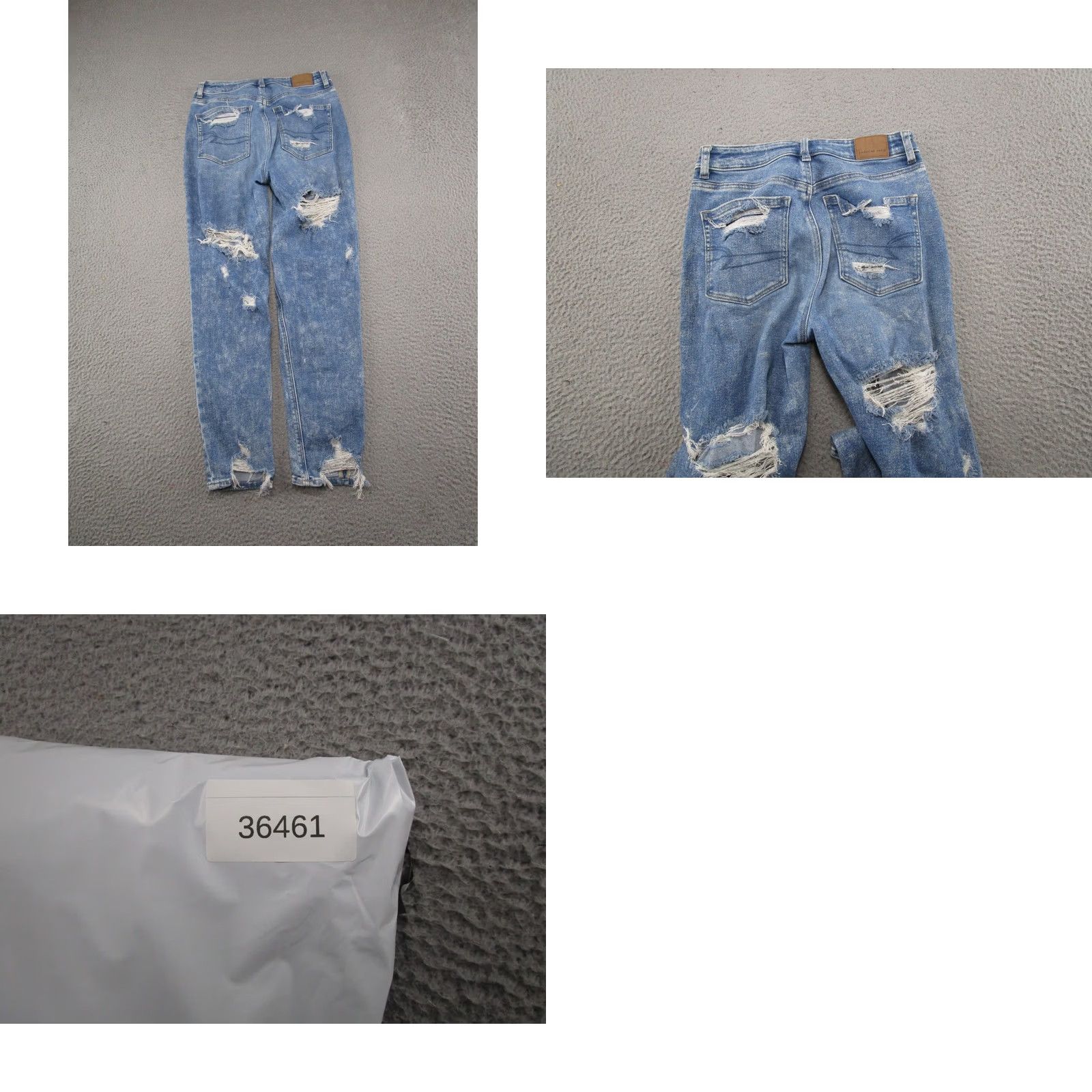 American Eagle Outfitters American Eagle Outfitters Distressed Denim High Rise Mom Jeans Womens Size 2 Blue 5-Pocket Design Regular Rise Mens Womens Girls Boys Size 26" / US 2 / IT 38 - 9 Thumbnail