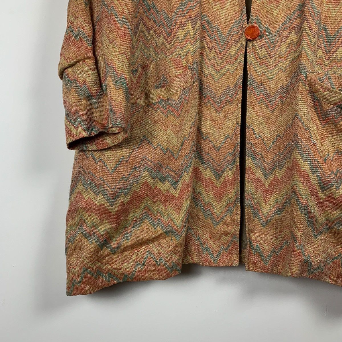 Missoni × Vintage Vintage 90s Missoni Donna Coat Jacket Size L / US 10 / IT 46 - 3 Thumbnail