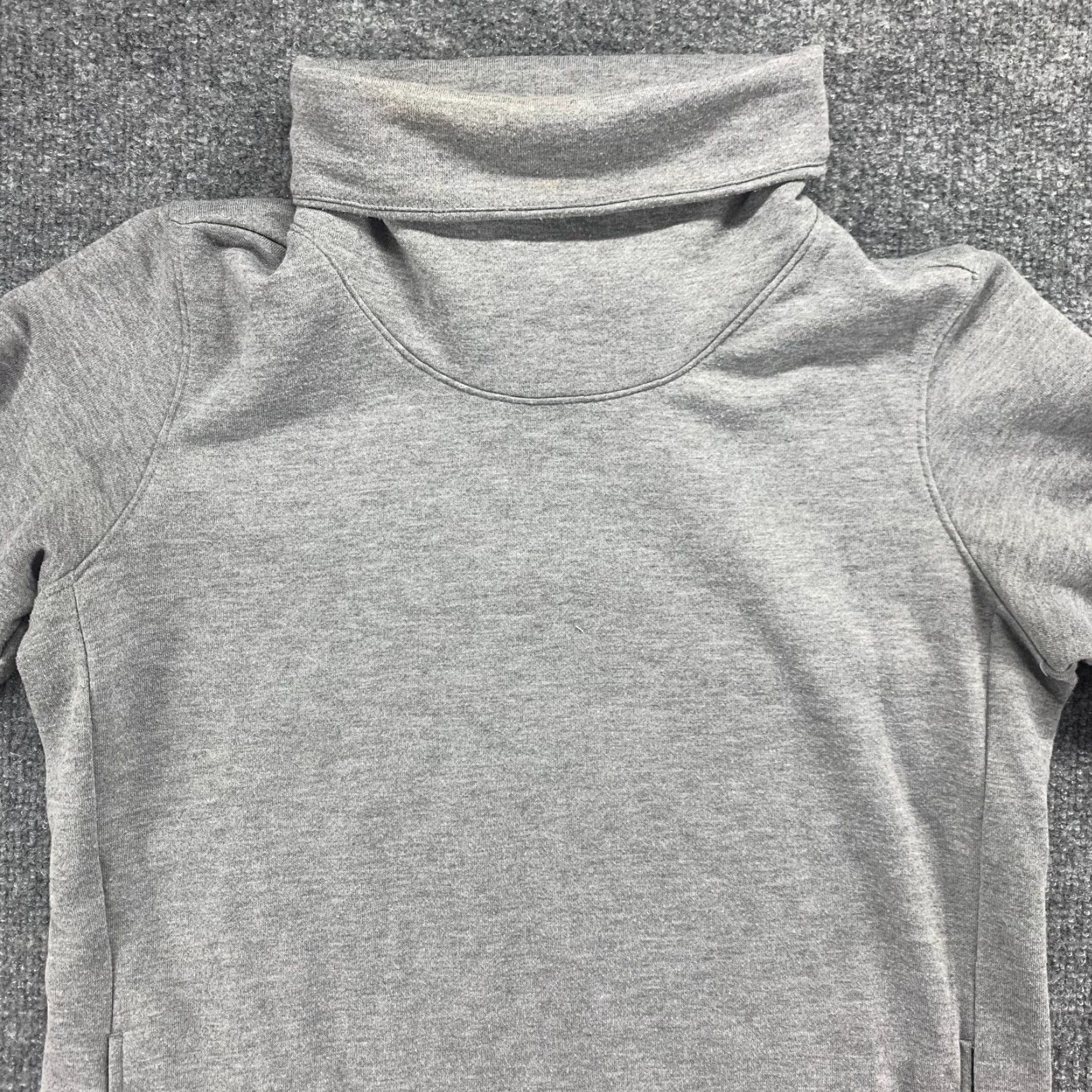 Nike Nike Womens Sweatshirt Medium Gray Pullover Dri-FIT Turtleneck Activewear Size M / US 6-8 / IT 42-44 - 3 Thumbnail