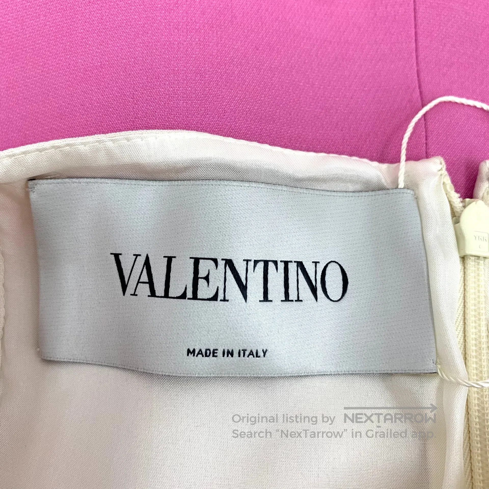 Valentino Valentino Multicolor Wool Square Neck Sleeveless Dress| Size S / US 4 / IT 40 - 5 Thumbnail