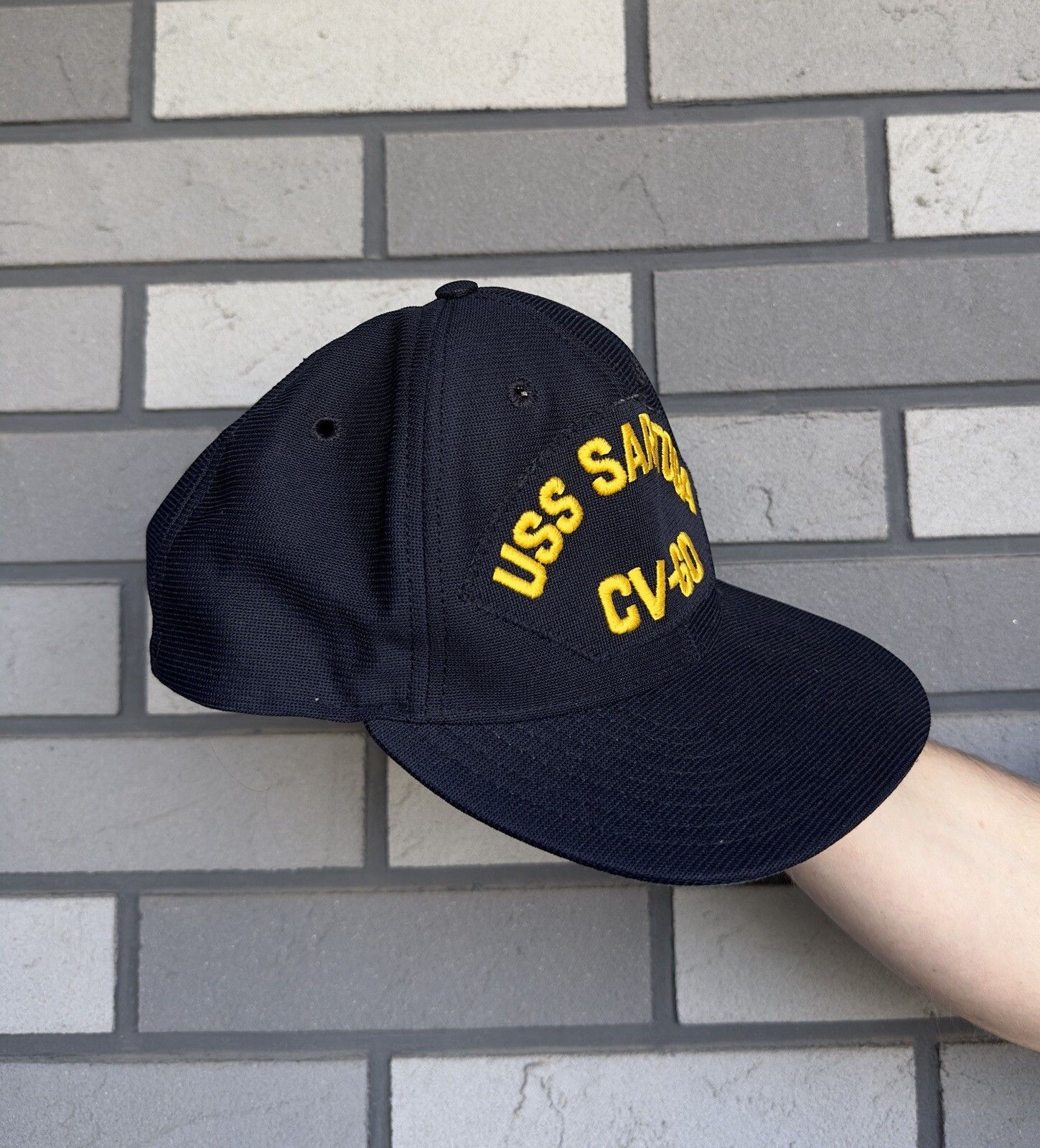 Vintage Vintage USS Saratoga CV-60 Embroidered SnapBack USA Hat Size ONE SIZE - 9 Thumbnail