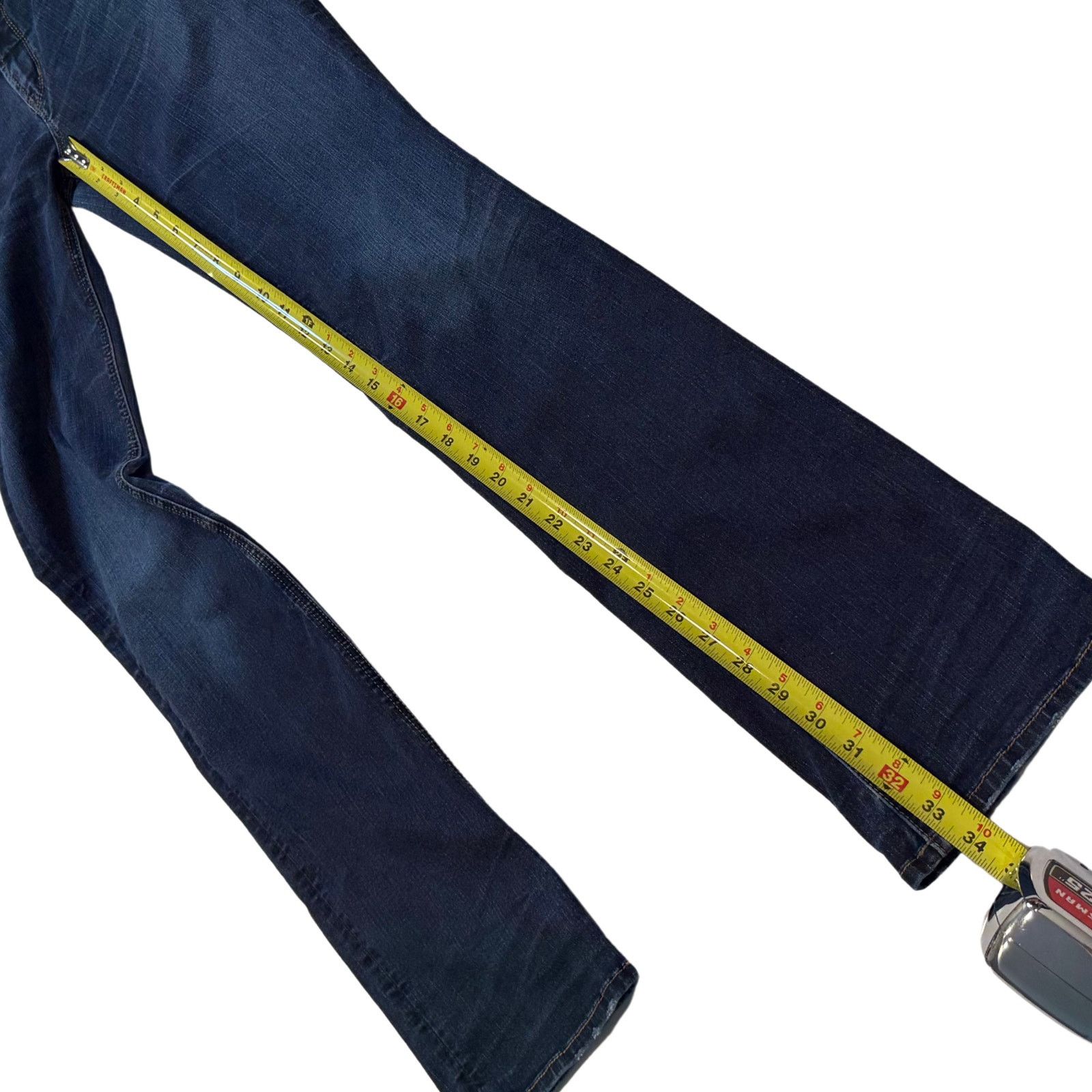 Silver Jeans Co. Silver Jeans Co. Aiko Mid Rise Straight Leg Jeans | 32x34 Size 32" / US 10 / IT 46 - 7 Thumbnail