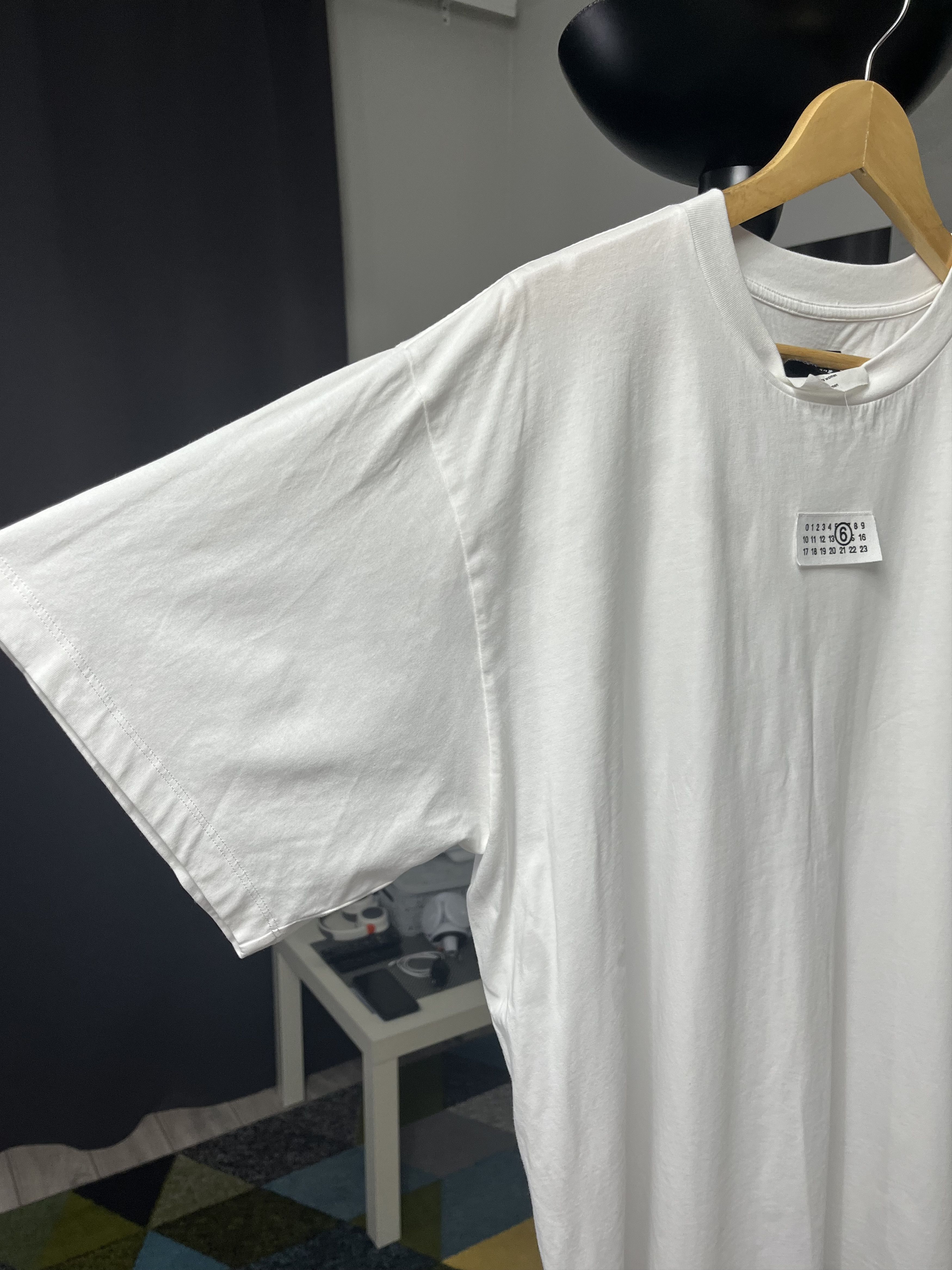 Maison Margiela MM6 Maison Margiela Cotton White T-shirt Size US M / EU 48-50 / 2 - 4 Thumbnail