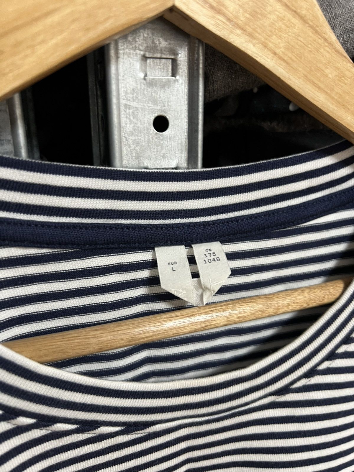 Arket Arket Long Sleeve T Shirt Striped Yarn Wide Sleeve Size L Size L / US 10 / IT 46 - 3 Thumbnail