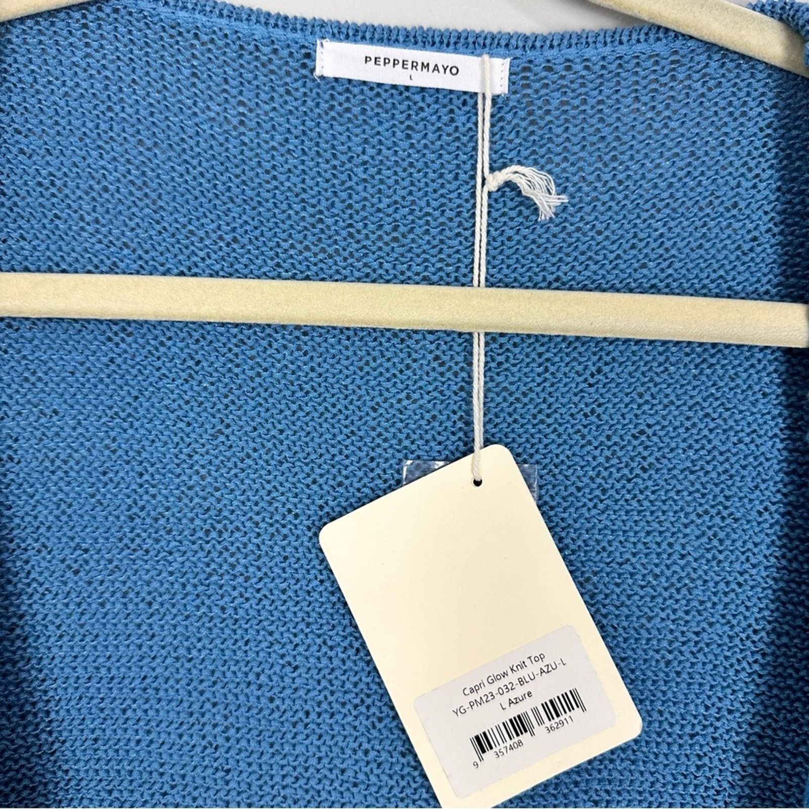 Other Peppermayo Capri Glow Knit Longline Vest Azure Blue 8 NWT Size M / US 6-8 / IT 42-44 - 12 Thumbnail