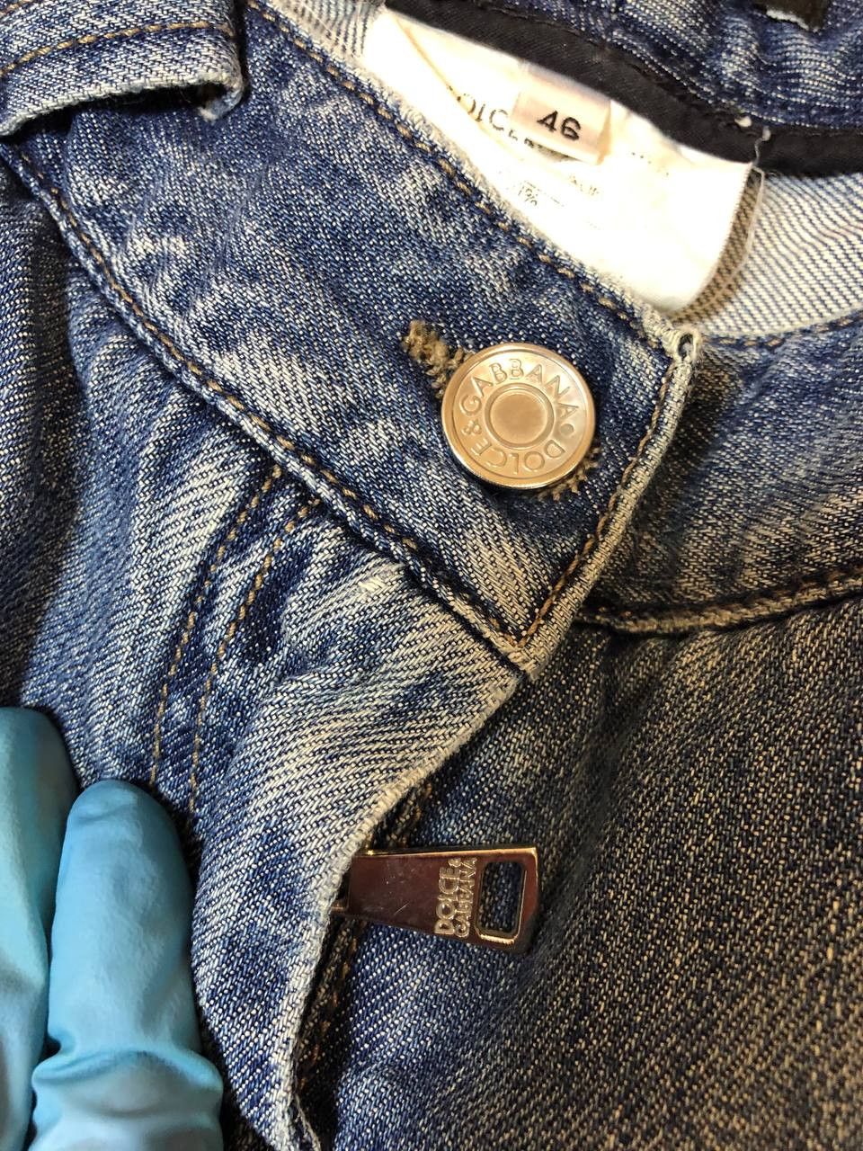 Dolce & Gabbana DOLCE GABBANA Women Slightly Distressed Blue Jeans Size 32" / US 10 / IT 46 - 5 Thumbnail
