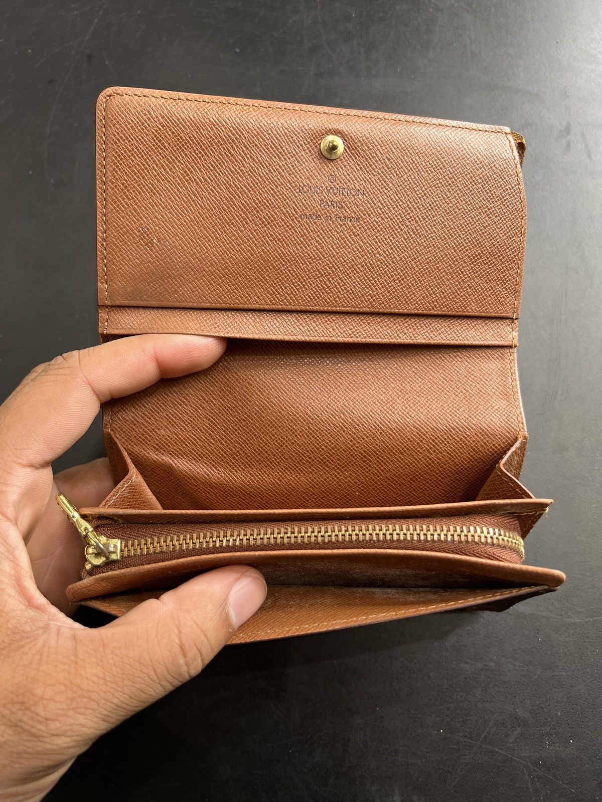 Louis Vuitton × Vintage Louis Vuitton Monogram Long Button Wallet Size ONE SIZE - 5 Thumbnail