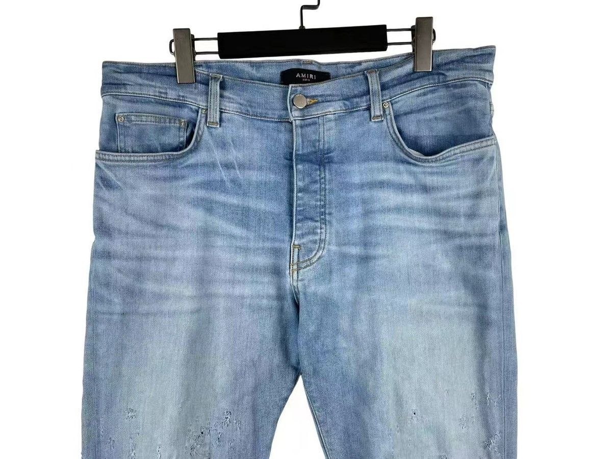 Amiri Amiri Shotgun Ripped Skinny Jeans Size US 36 / EU 52 - 3 Thumbnail