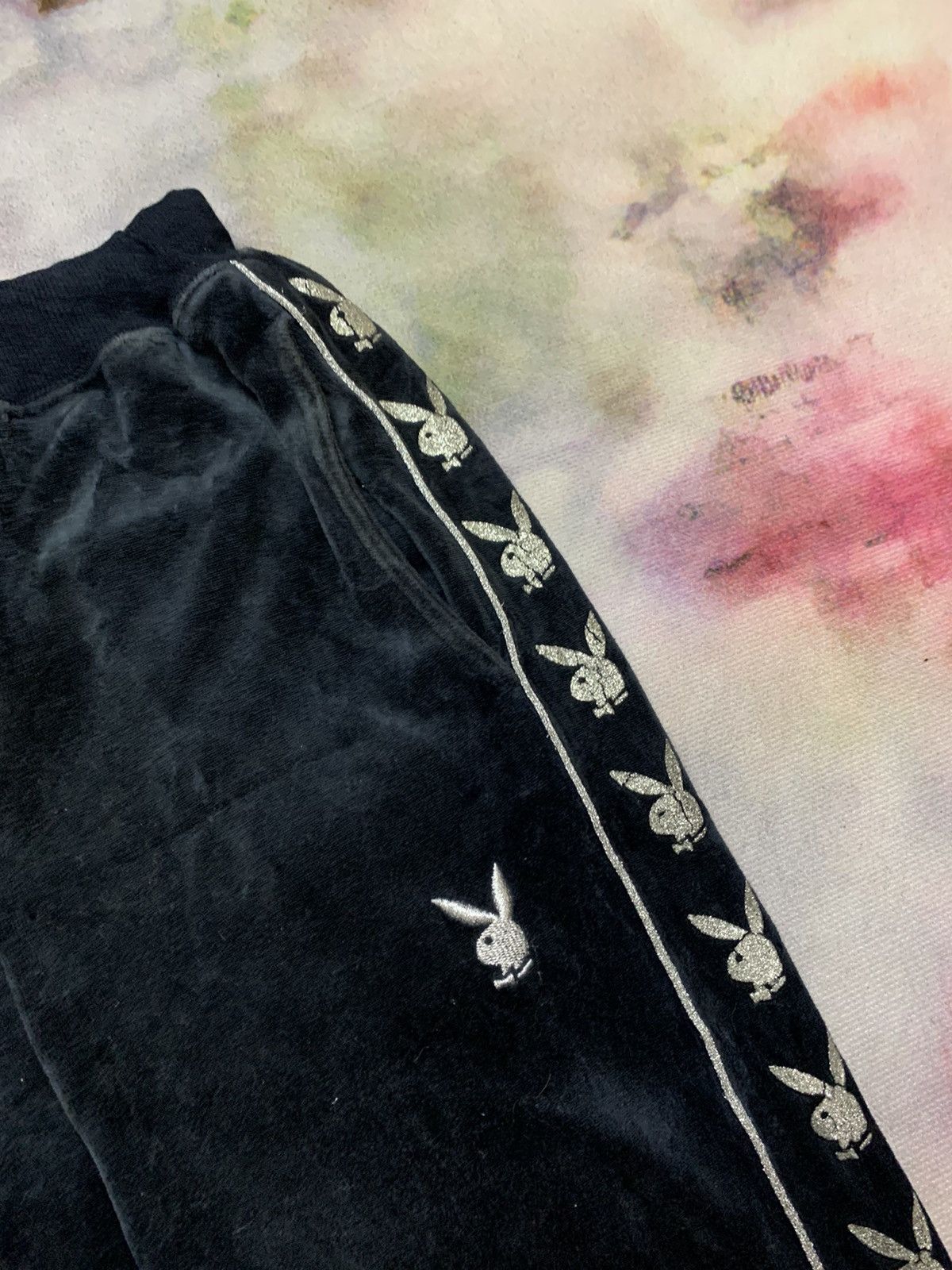 Playboy Velour PLAYBOY Side Tape Trademark Pants Size US 32 / EU 48 - 5 Thumbnail