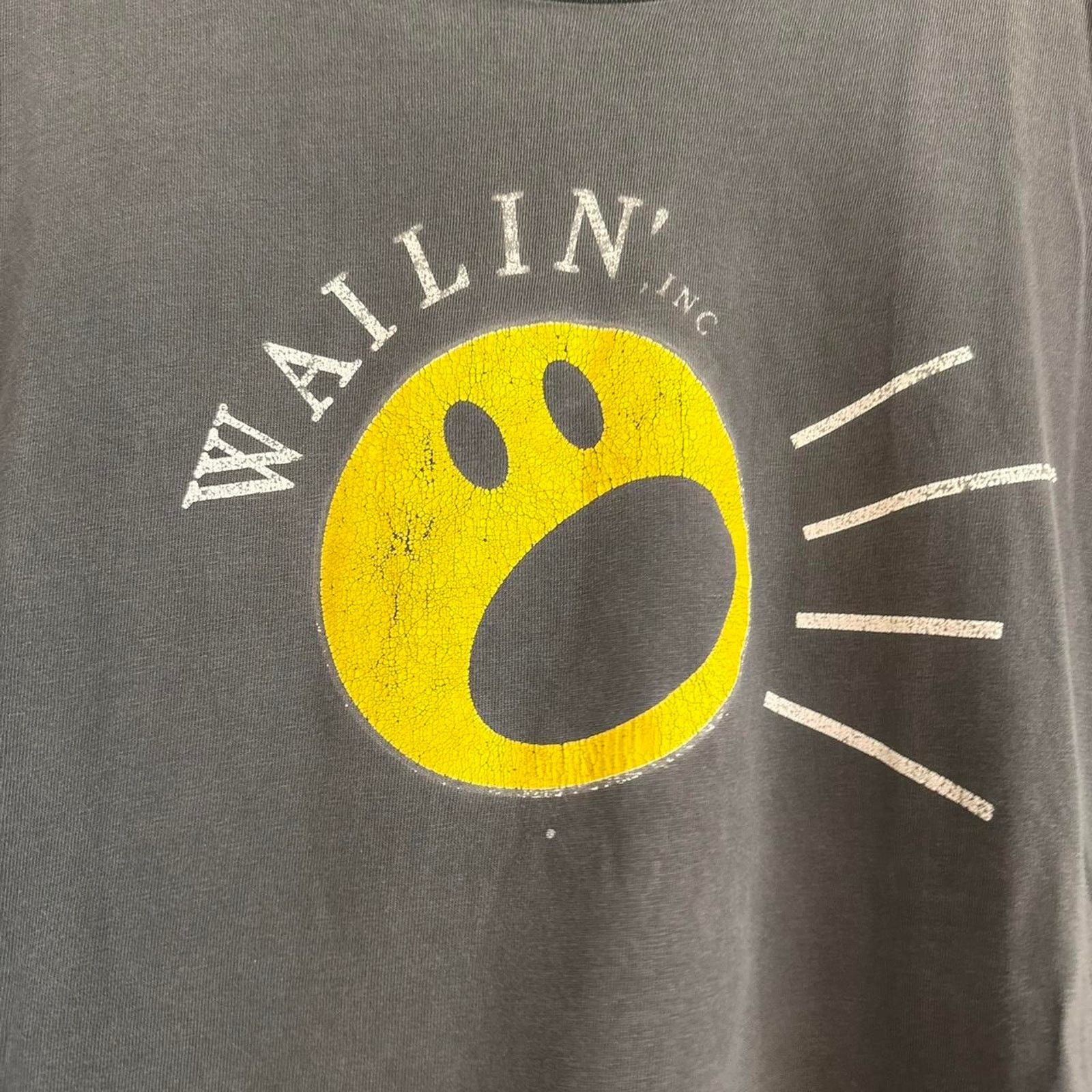 Hanes × Vintage Vintage 90s Wailin Inc Smiley Face Shirt Size US XL / EU 56 / 4 - 5 Thumbnail