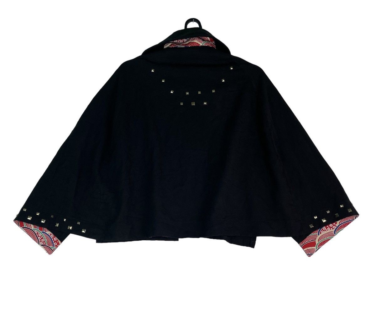 Japanese Brand GOUK by Takeshi Kunitomo japan cape coat jacket stud part Size ONE SIZE - 6 Thumbnail