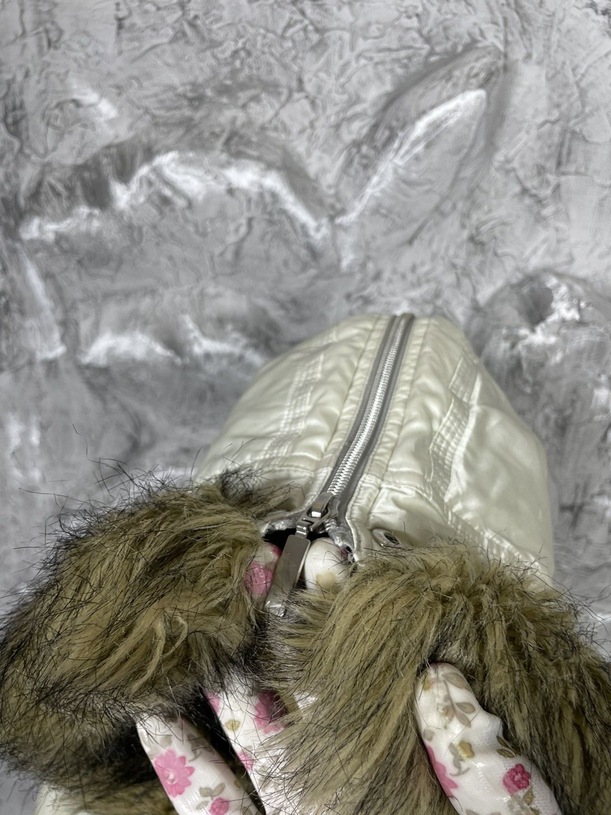 Le Grande Bleu (L.G.B.) × Nike Nike Very Rare Fur Zip Hood Jacket Y2K IfSixWasNine Style Size US S / EU 44-46 / 1 - 9 Thumbnail