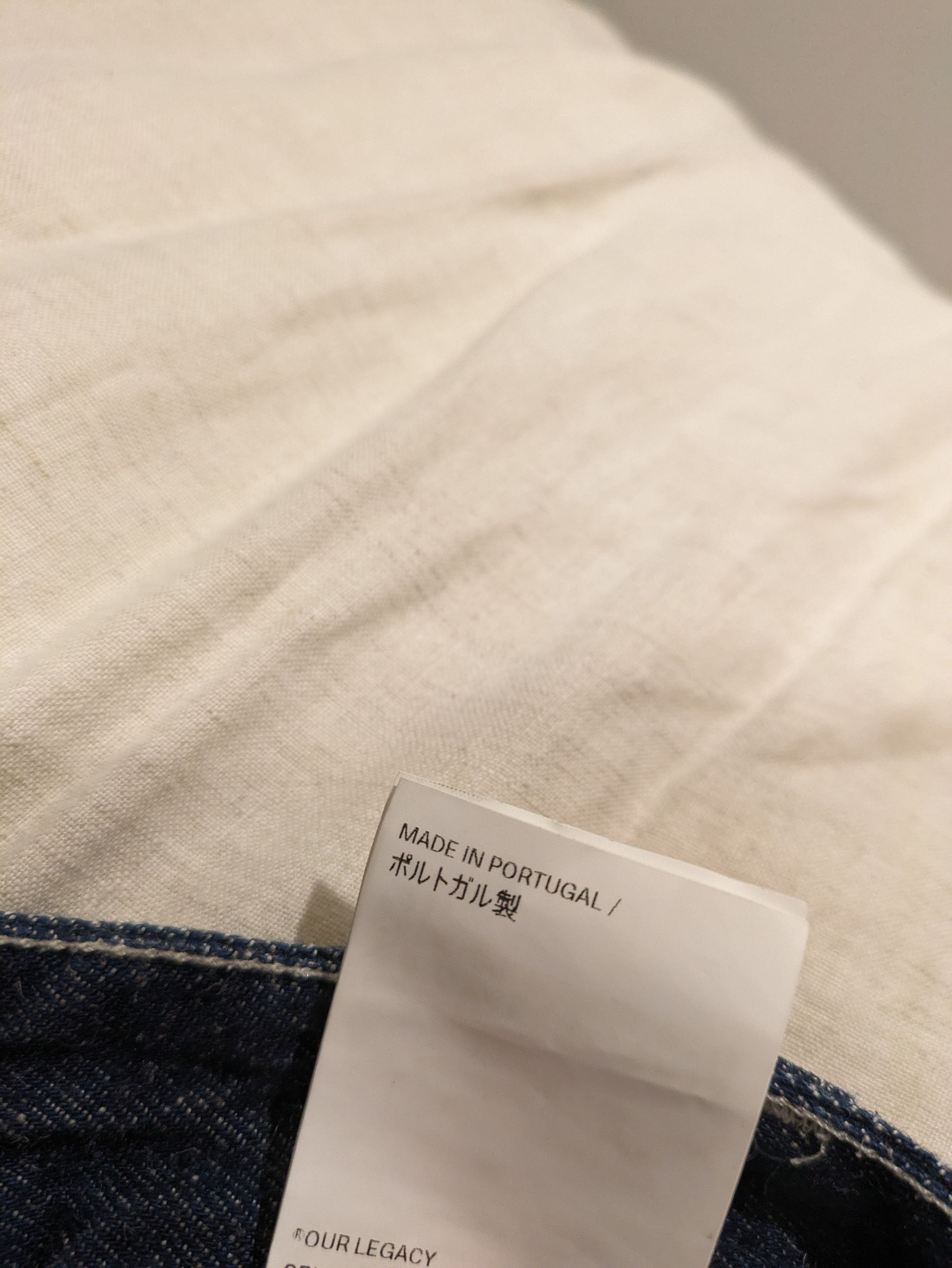 Our Legacy Rail Chino - Raw Blue Hemp Denim Size US 32 / EU 48 - 6 Thumbnail