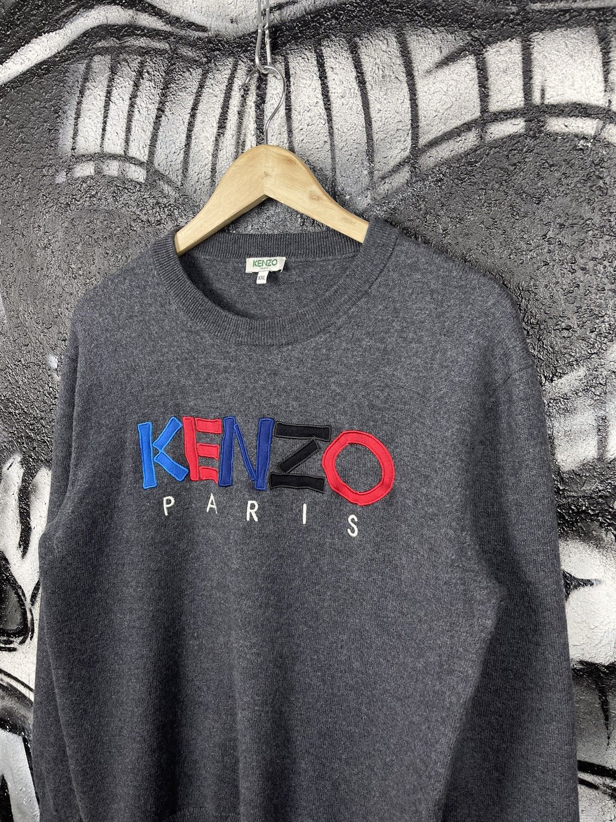 Designer × Kenzo Kenzo Paris Wool Knit Sweater Men’s Size S Size US S / EU 44-46 / 1 - 3 Thumbnail