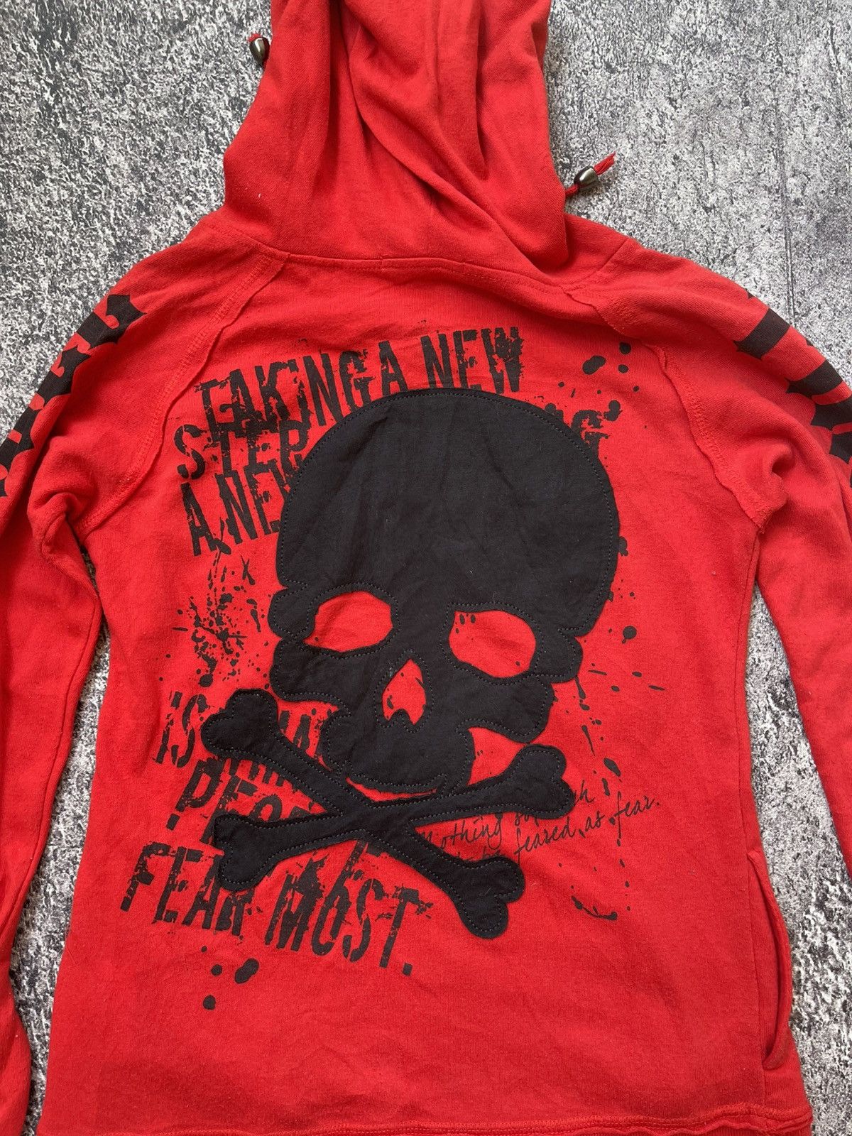 Japanese Brand Y2k Sky Bomber skull ifsixwasnine zip Hoodie Size US M / EU 48-50 / 2 - 9 Thumbnail