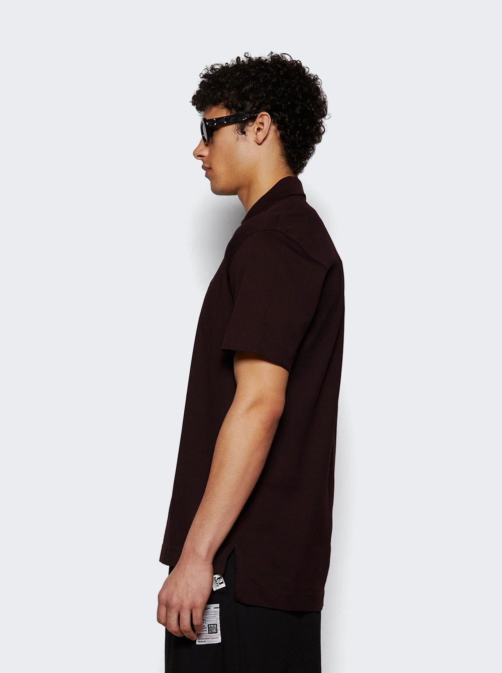 Givenchy o1mle0326 Classic Fit Polo Shirt in Burgundy Size US XXL / EU 58 / 5 - 3 Thumbnail