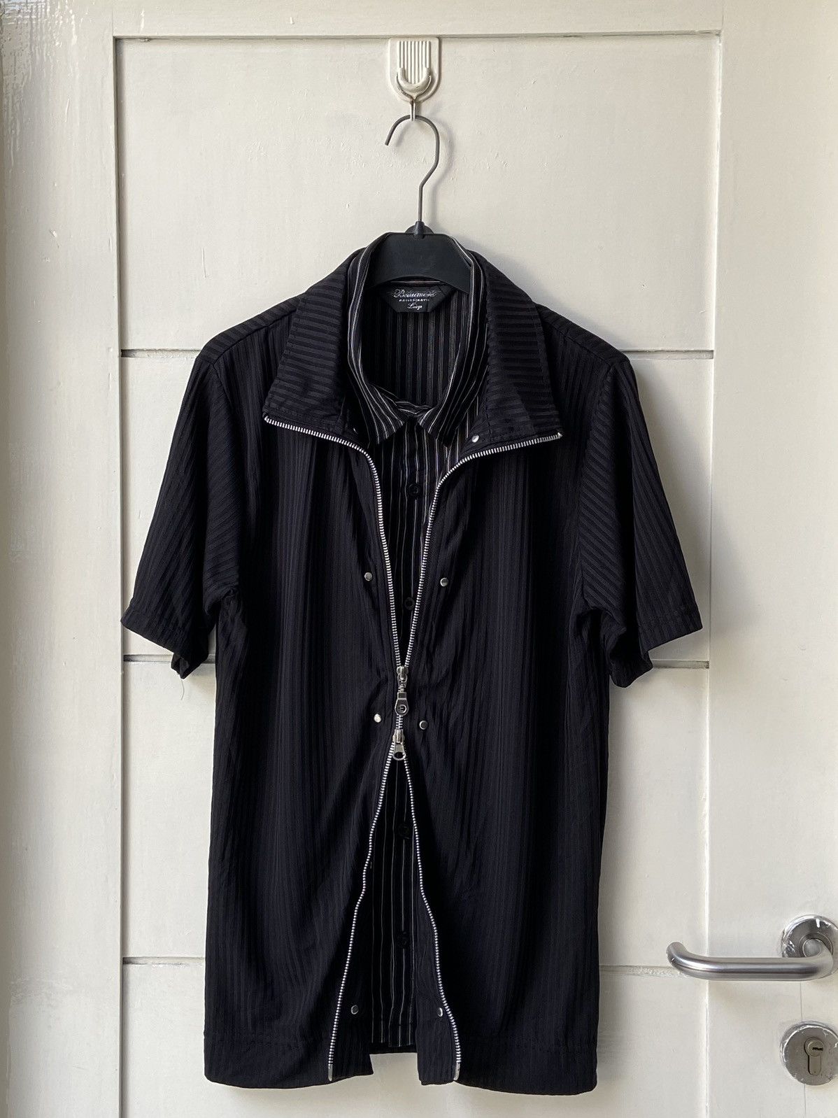 If Six Was Nine Beaumere Aristocratic Black Zipper Shirt Size US S / EU 44-46 / 1 - 1 Thumbnail