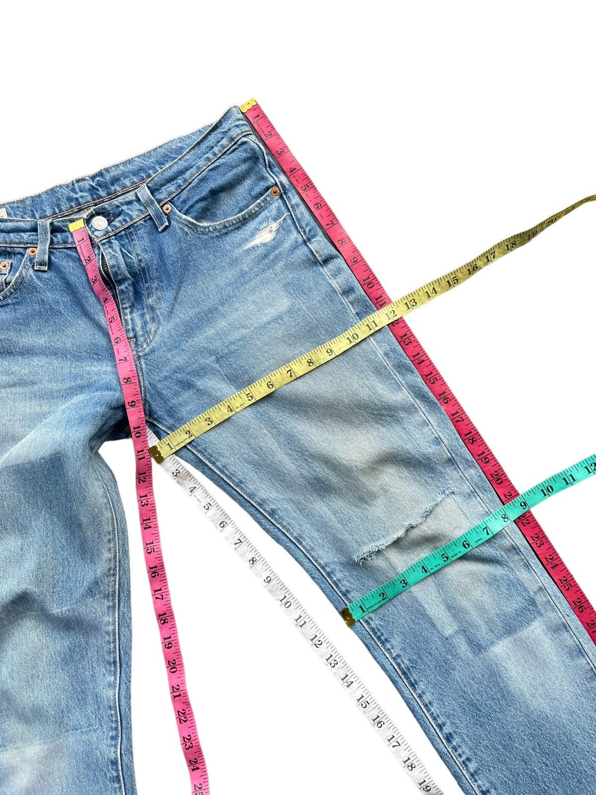 If Six Was Nine × Levi's Levis 511 E Distresed Denim Size US 32 / EU 48 - 23 Thumbnail