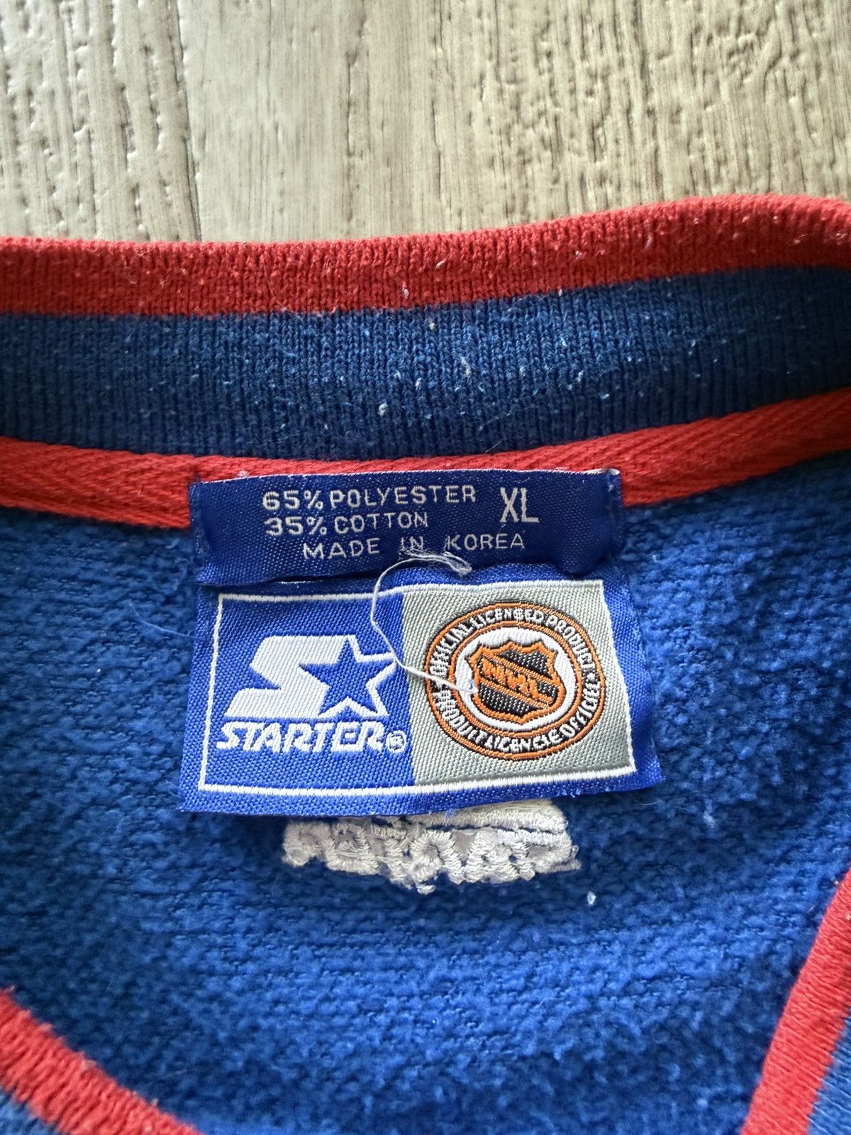 Starter Vintage New York Rangers Starter Sweater Size US XL / EU 56 / 4 - 2 Thumbnail