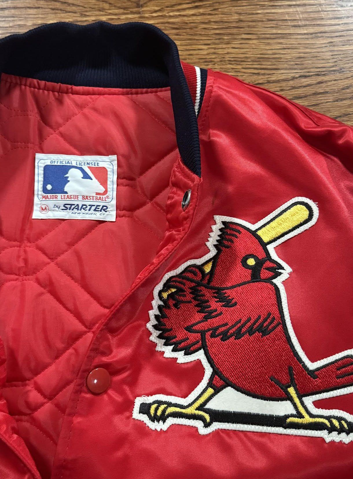 Starter Vintage Starter St Louis Cardinal Satin Dugout Jacket Size M Size US M / EU 48-50 / 2 - 3 Thumbnail