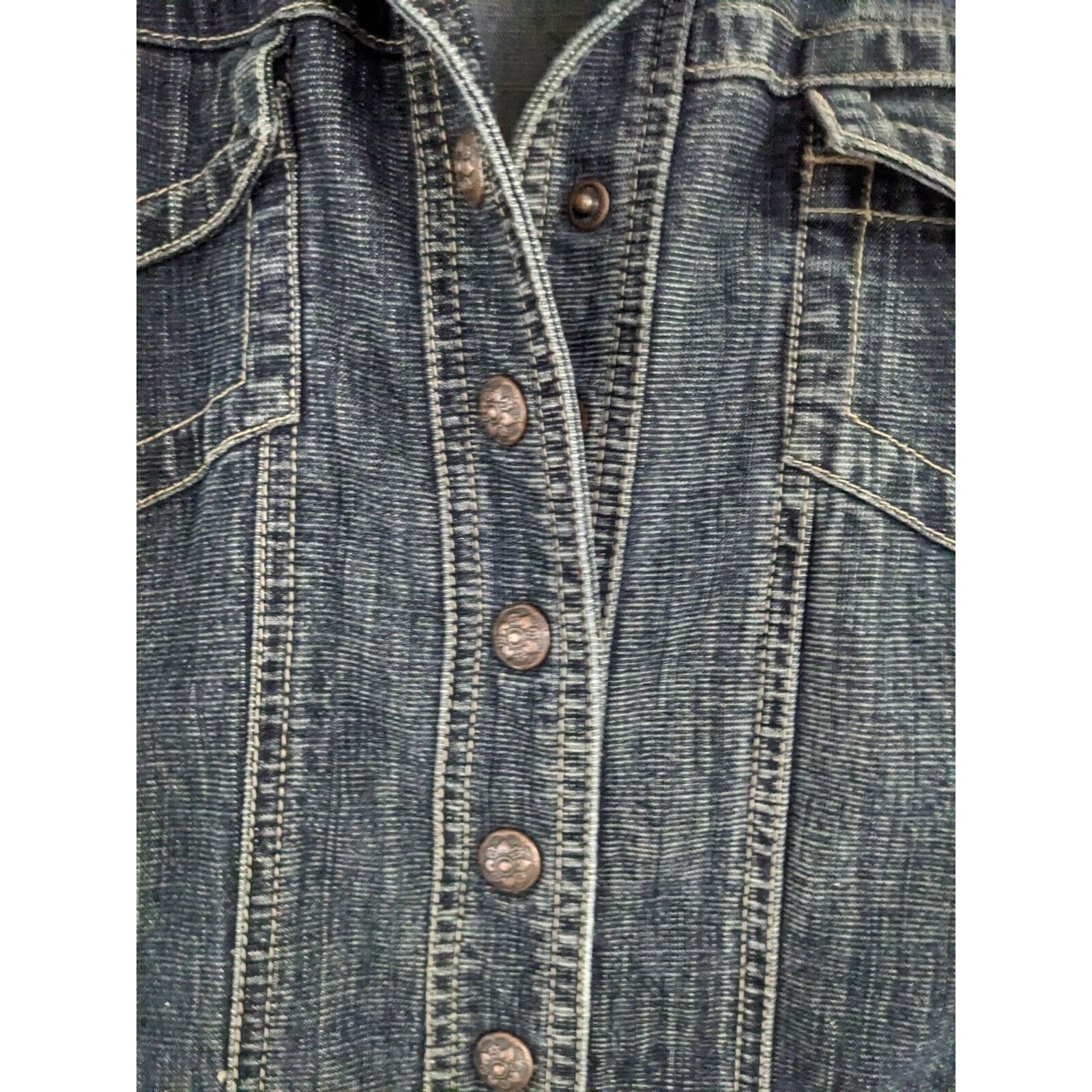 Other Vintage LAL Denim Jean Jacket Size L. Belted Back. Nipped In Size L / US 10 / IT 46 - 6 Thumbnail