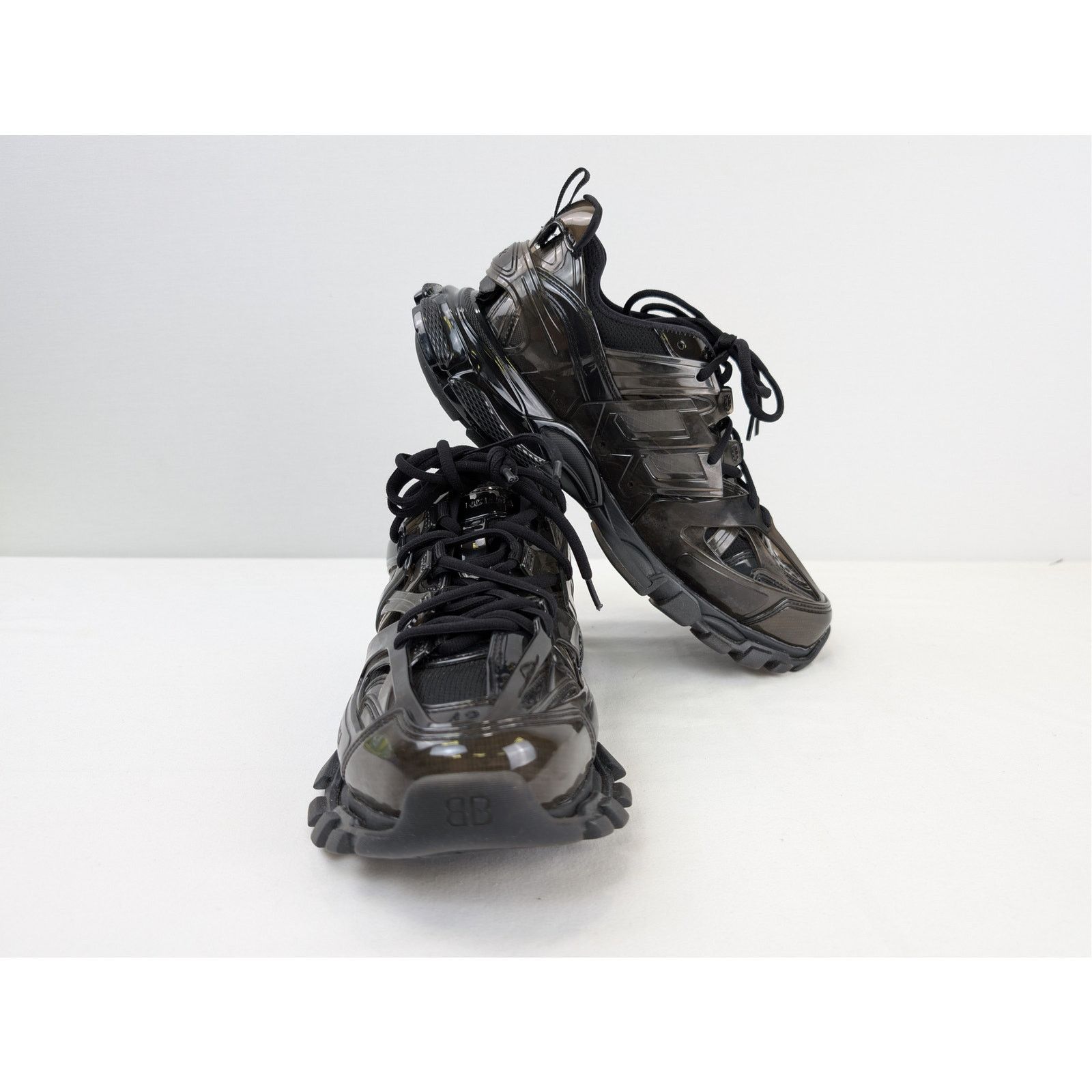 Balenciaga o1rshd1 Track Jelly Fish Track Sneakers in Black Size US 10 / EU 43 - 15 Thumbnail