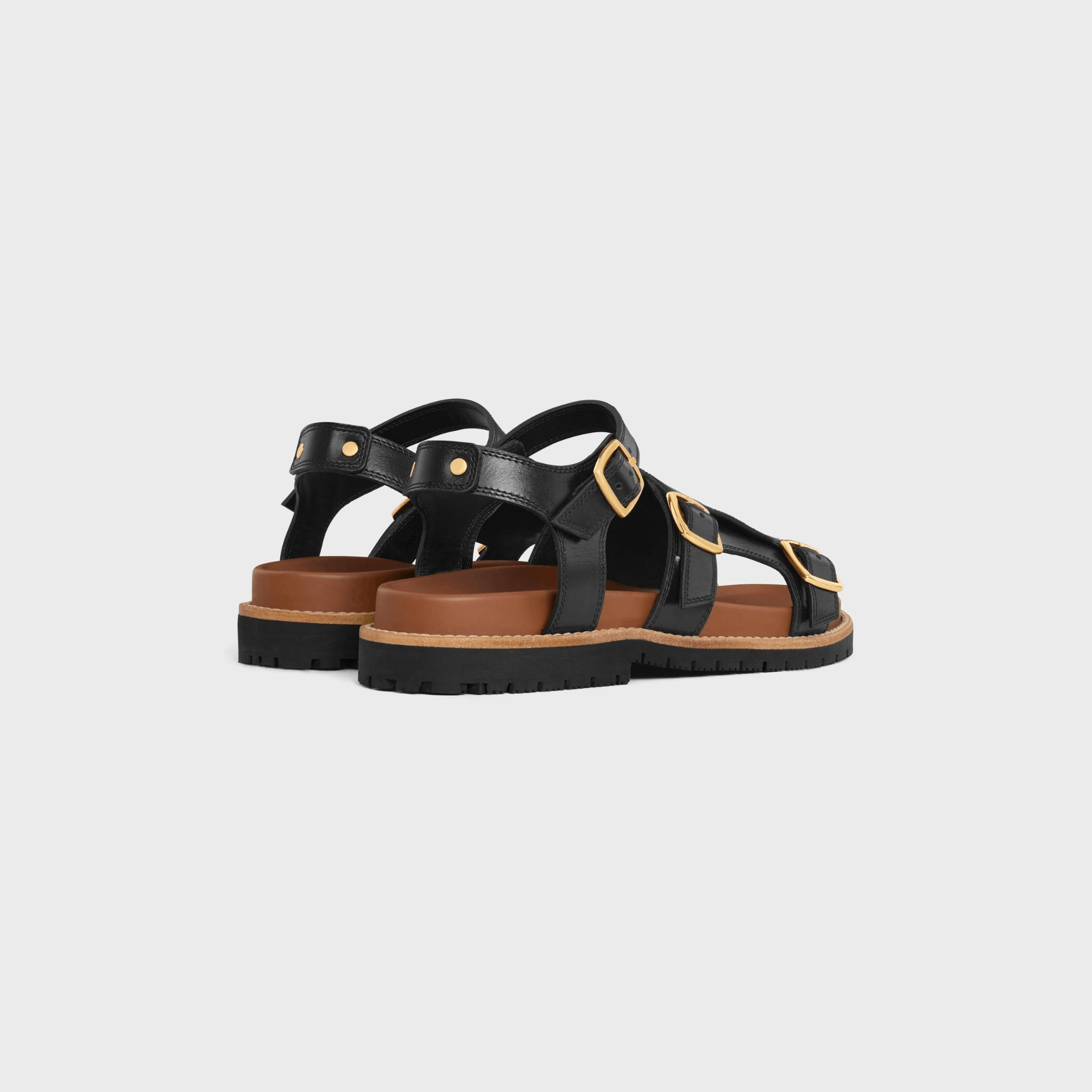 Celine o1bcso1str0625 359743644C Sandals in Black Size US 8 / IT 38 - 2 Thumbnail