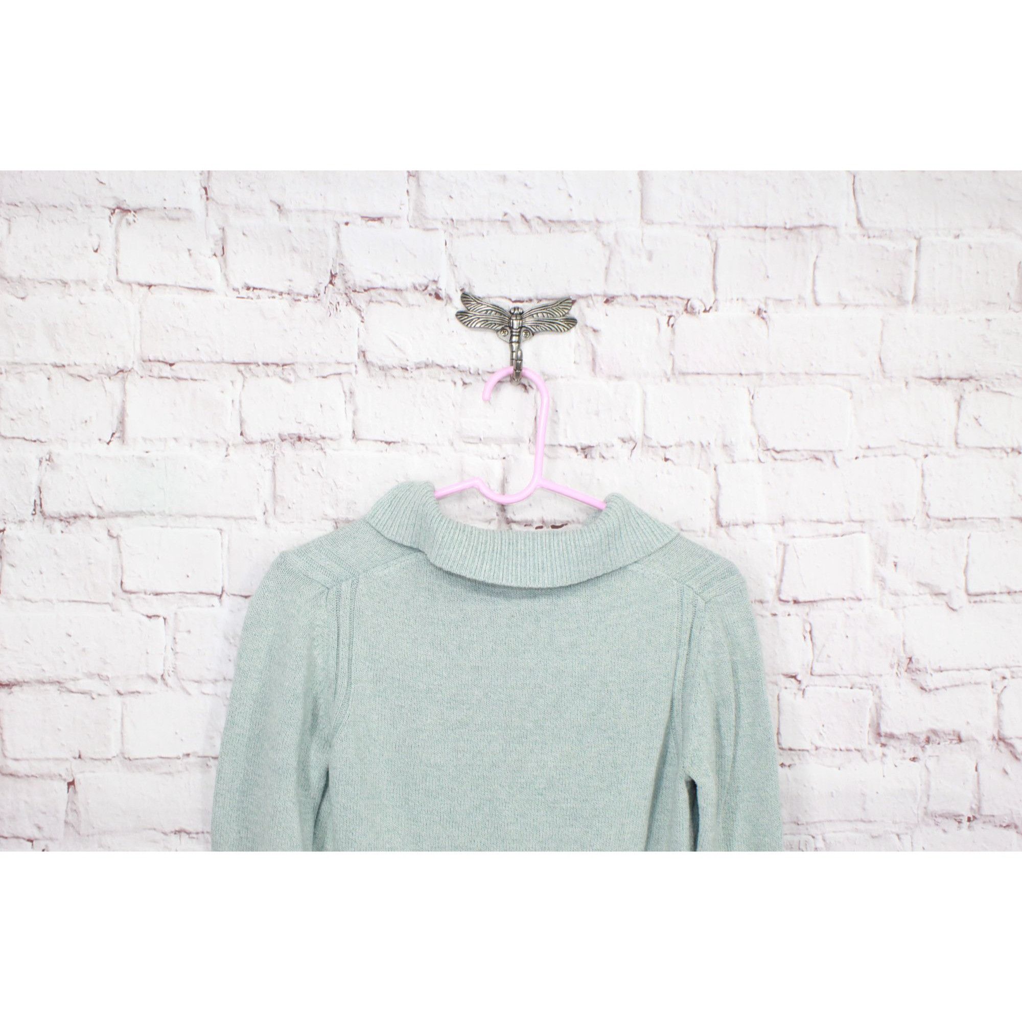 L.L. Bean LL Bean Women's Mint Green Cotton Blend Pullover Sweater Size S / US 4 / IT 40 - 4 Thumbnail