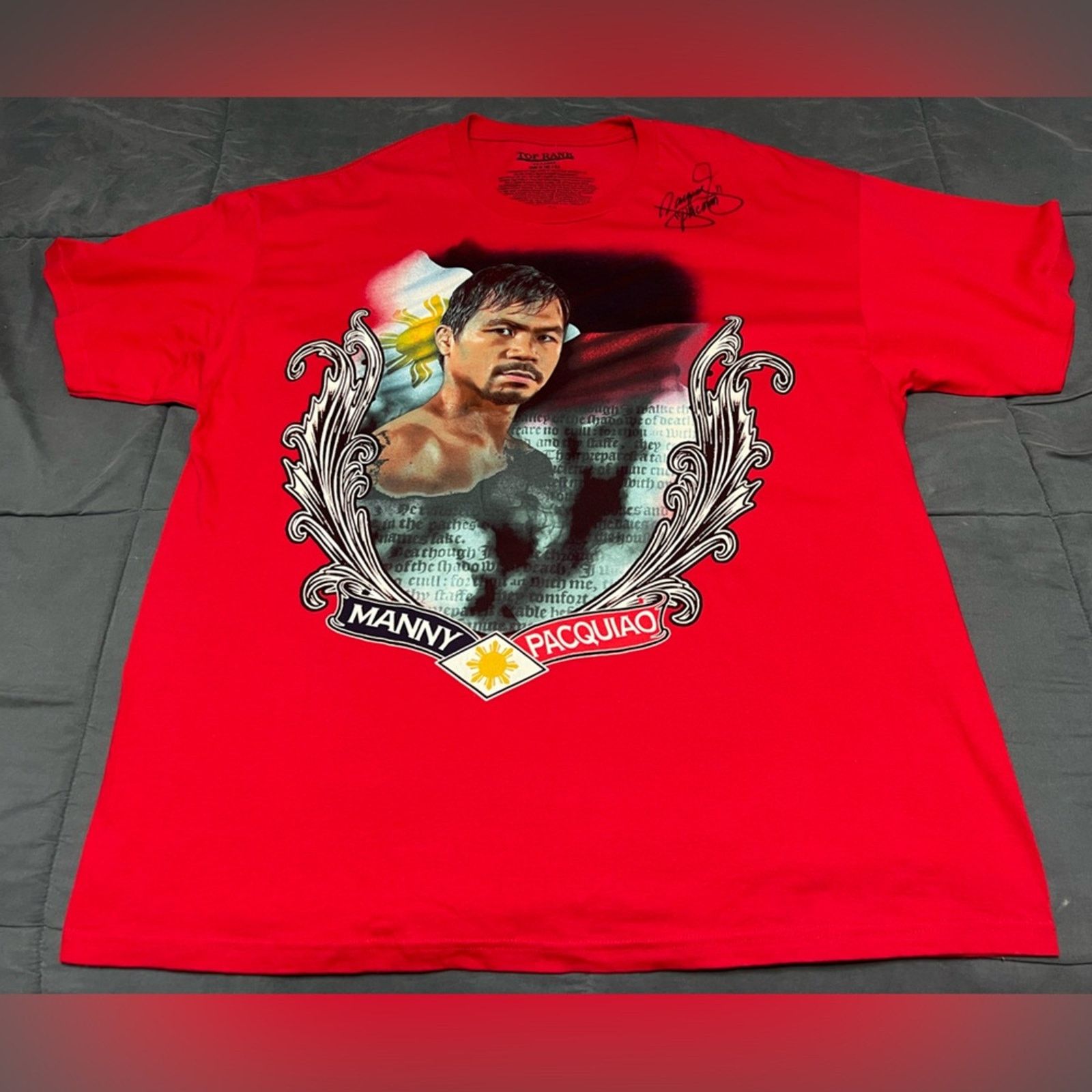 Other Manny Pacquiao RARE Autographed Shirt Tee XXL Autograph NWOT Size US XXL / EU 58 / 5 - 1 Thumbnail
