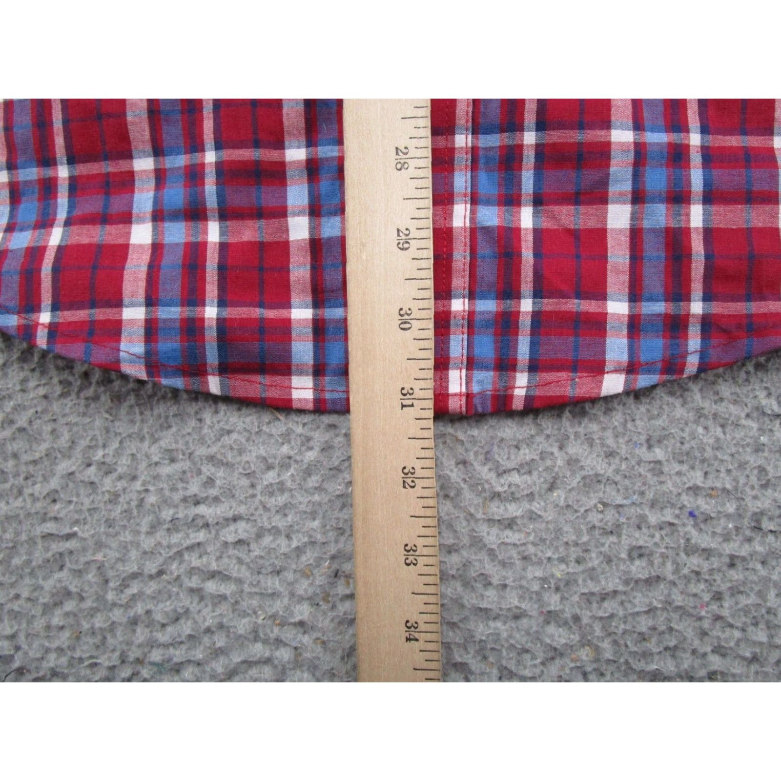 Wrangler VINTAGE Wrangler Pearl Snap Western Mens Shirt M Red Plaid Cowboy Rodeo Size US M / EU 48-50 / 2 - 7 Thumbnail