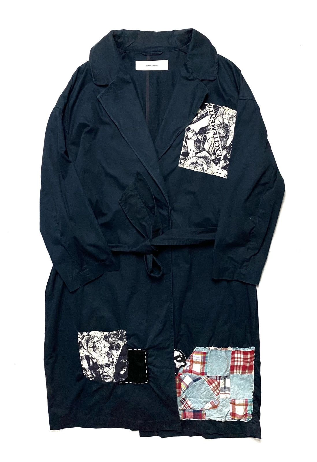 Journal Standard 🕊️Journal Standard Nylon Trench Coat Patchwork“ EXCITEMENT “ Size US L / EU 52-54 / 3 - 2 Thumbnail