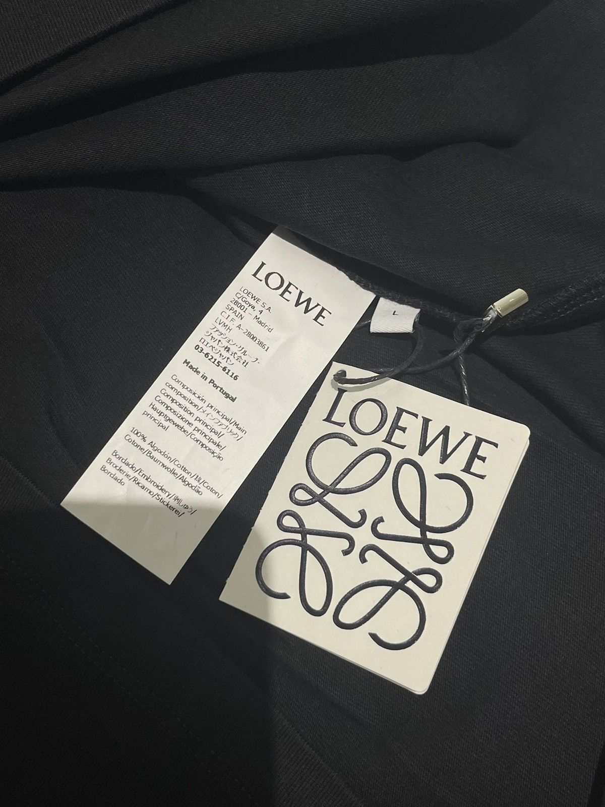 Loewe Loewe Anagram Logo T Size US L / EU 52-54 / 3 - 4 Thumbnail