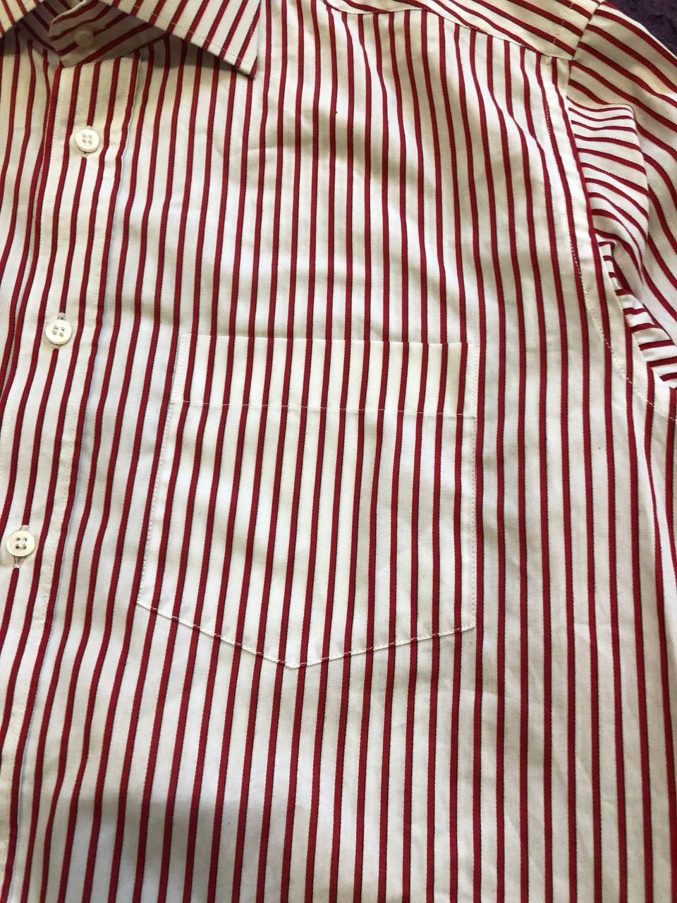 Valentino Valentino STRIPED Button Up Shirt Long Sleeve Size US XL / EU 56 / 4 - 7 Thumbnail