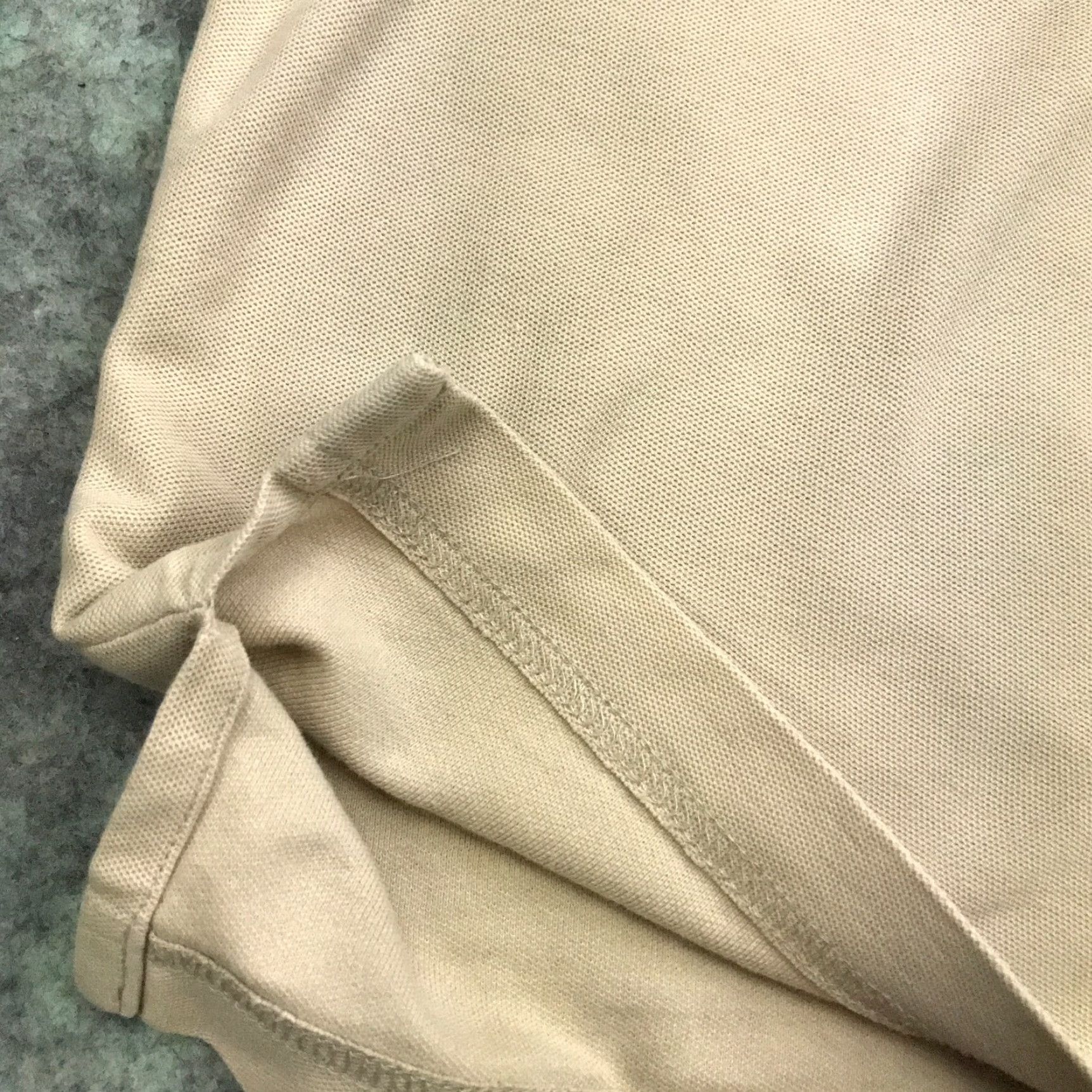 Izod IZOD Shirt Mens Extra Large Polo Golf Casual Business Pima Cotton Tan Size US XL / EU 56 / 4 - 3 Thumbnail