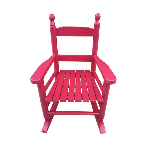 Designer × Homemade Children's rocking rose red chair- Indoor or Outdoor -Suitab Size US L / EU 52-54 / 3 - 4 Thumbnail