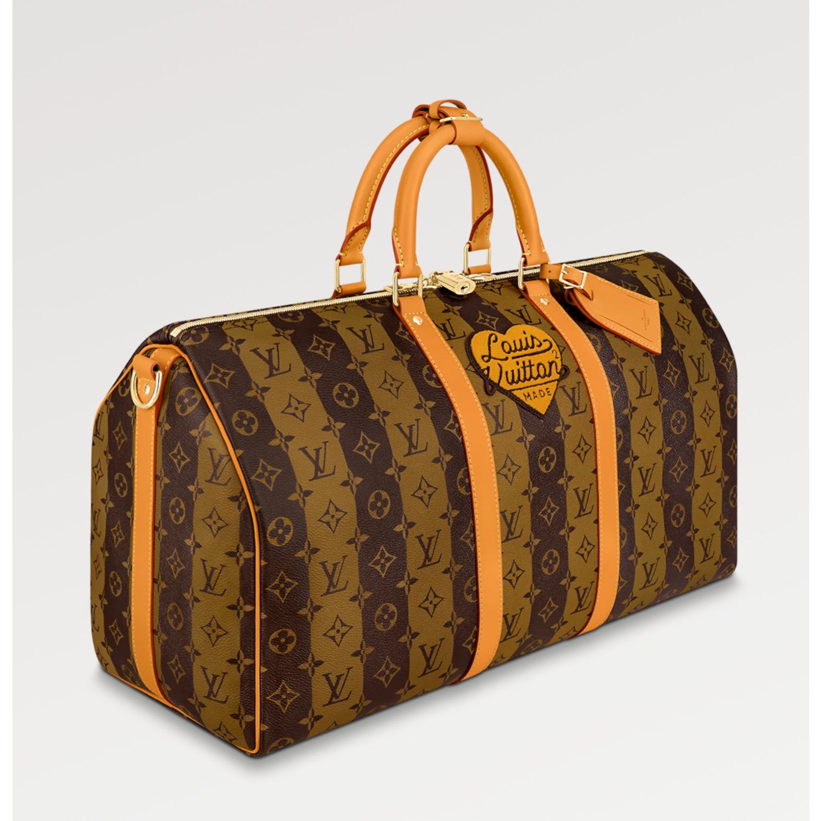 Louis Vuitton Louis Vuitton Keepall Bandouliere Monogram Heart Travel Bag Size ONE SIZE - 5 Thumbnail