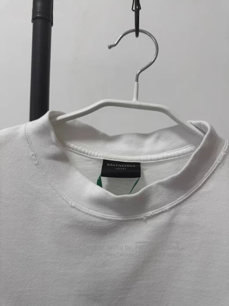 Balenciaga Balenciaga White Short Sleeve T-Shirt Size US M / EU 48-50 / 2 - 5 Thumbnail