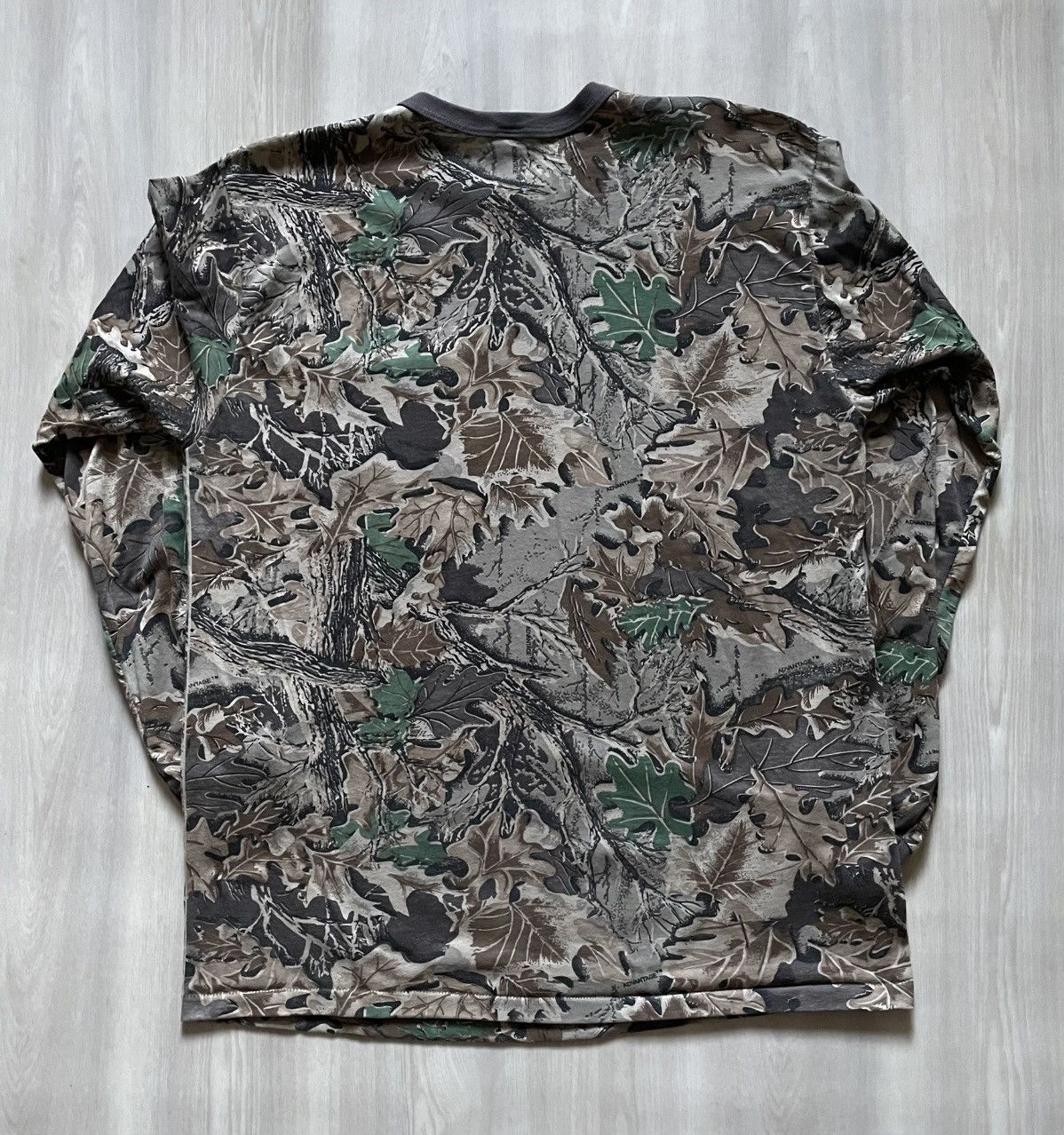 Vintage VTG 90s Advantage Camo Long Sleeve Made In USA Sz XL Size US XL / EU 56 / 4 - 4 Thumbnail
