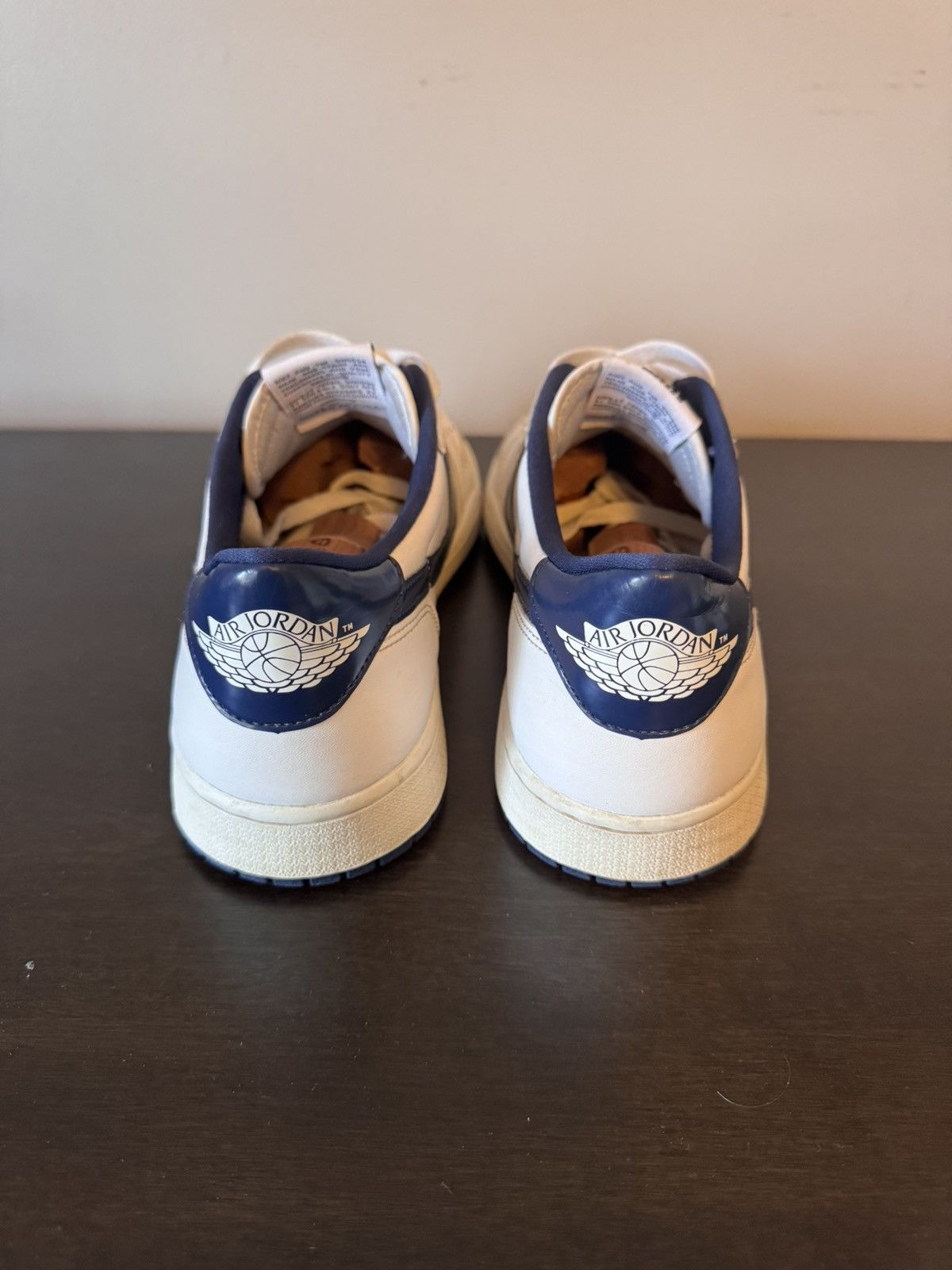 Nike Air Jordan 1 Low OG “Metallic Blue” Big Swoosh Size 11 Size US 11 / EU 44 - 4 Thumbnail