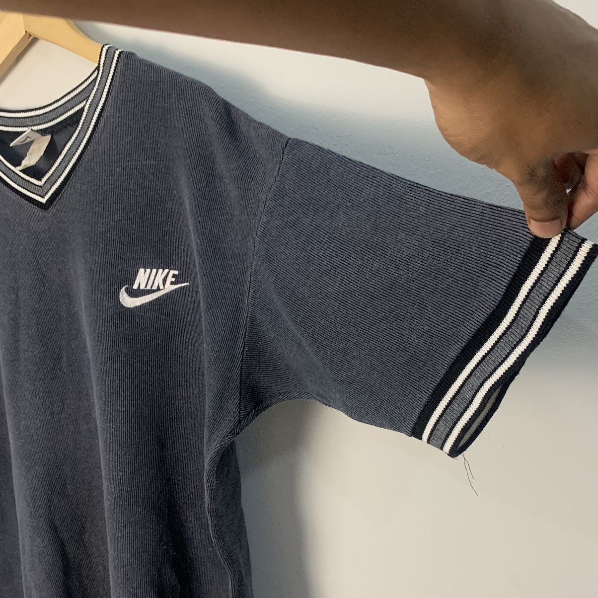 Nike × Vintage Nike Sweatshirt Short sleeve 90s large Size US L / EU 52-54 / 3 - 5 Thumbnail