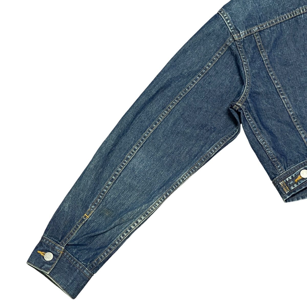 Ralph Lauren Vintage 90s Ralph Lauren Boxy Cropped Trucker Denim Jacket Size M / US 6-8 / IT 42-44 - 14 Thumbnail