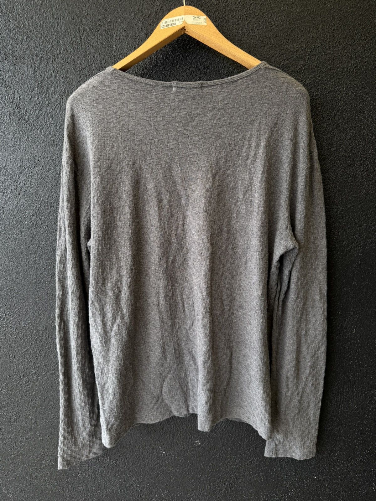 Burberry VINTAGE Burberry Black Label V-Neck Long Sleeve T-Shirt Size US L / EU 52-54 / 3 - 2 Thumbnail