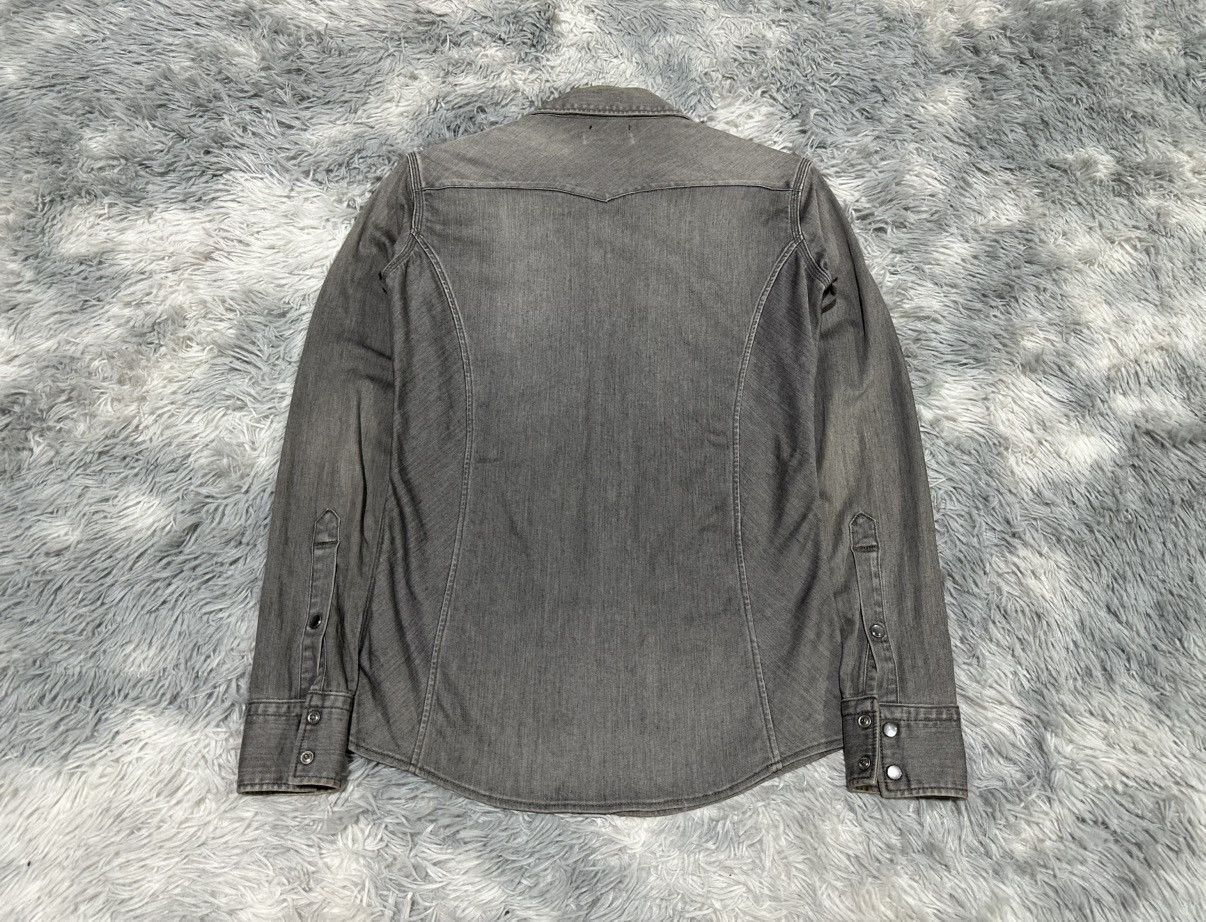 junhashimoto 🔥Y2K Archived Junhashimoto Western Shirt Washed Denim Size US M / EU 48-50 / 2 - 4 Thumbnail