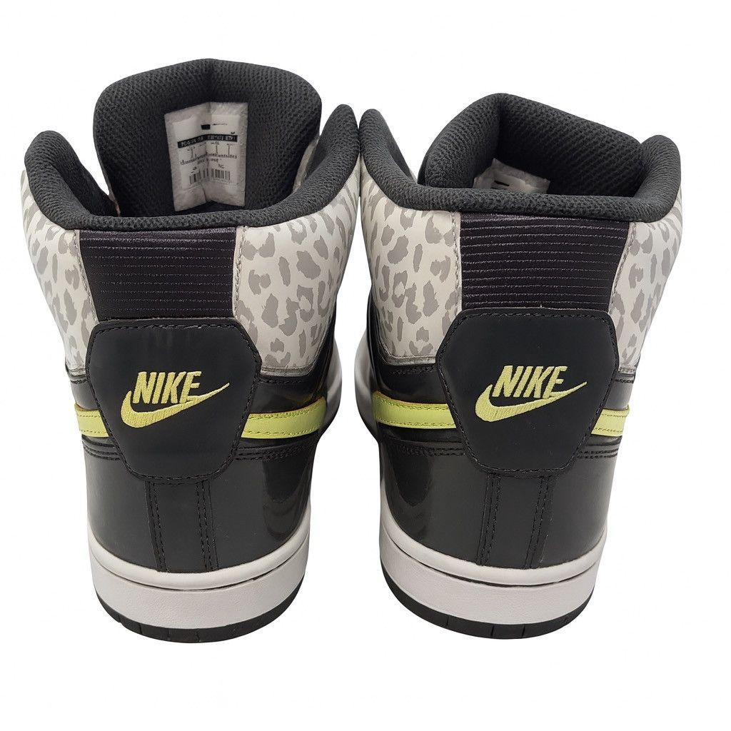 Nike Nike Dunk High GS 2012 “Anthracite Volt Leopard”- 9Y/W10 Size US 10 / IT 40 - 3 Thumbnail